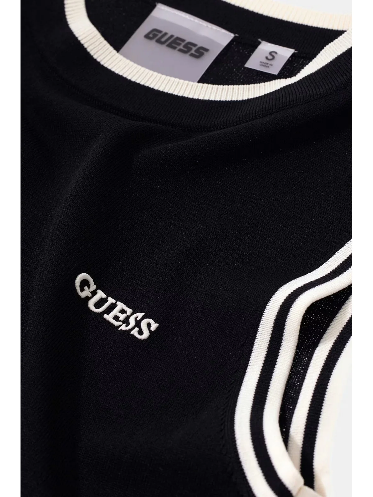 GUESS SPORT Top Donna GABRY CN SL TOP SWTR V6GR02 Z0723 JBLK Jet Black A996 - Image 6