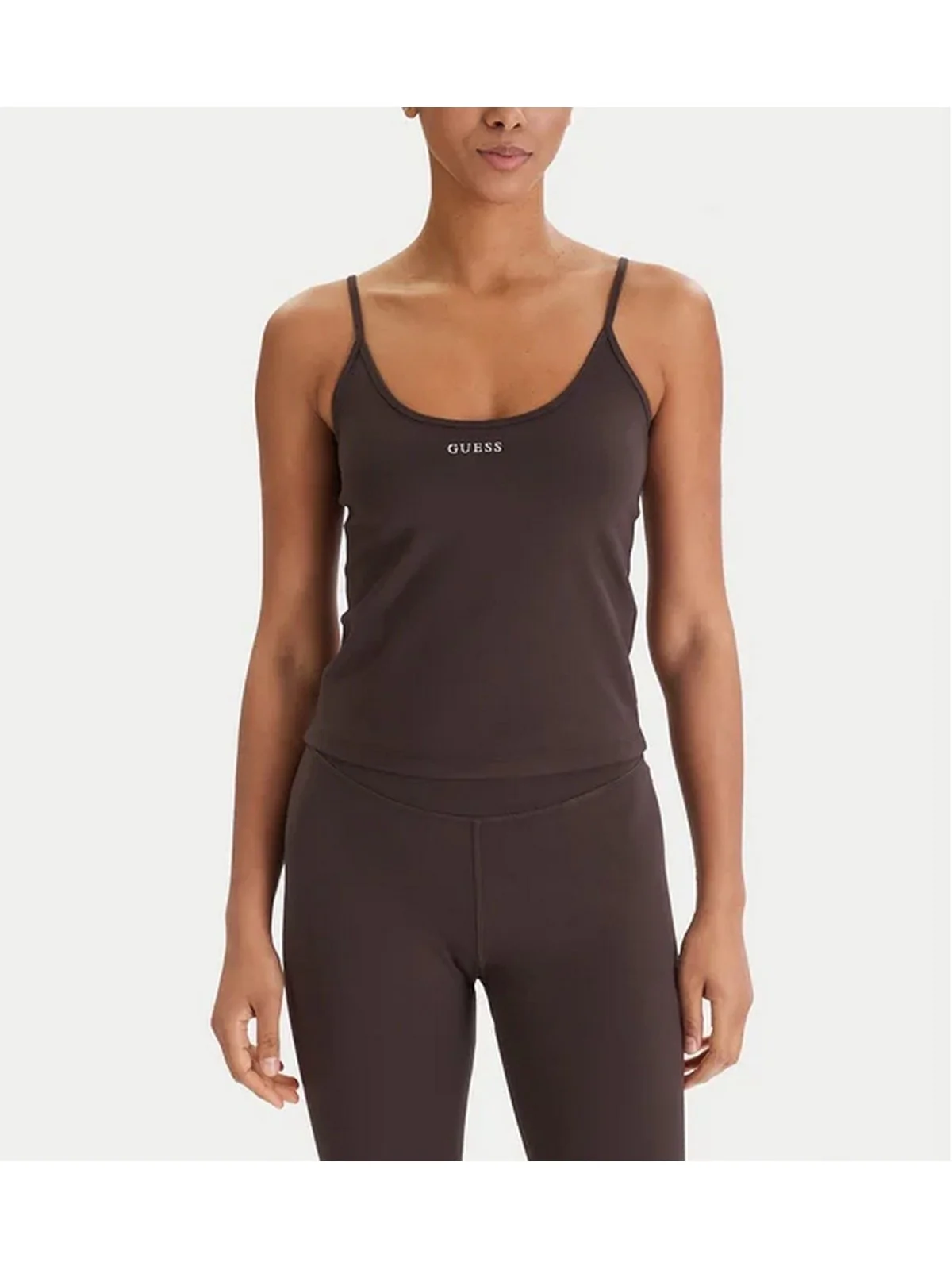 GUESS SPORT Top Donna MARGOT ACTIVE TOP V6RP14 KD952 A10K COFFEE ROAST - Image 4