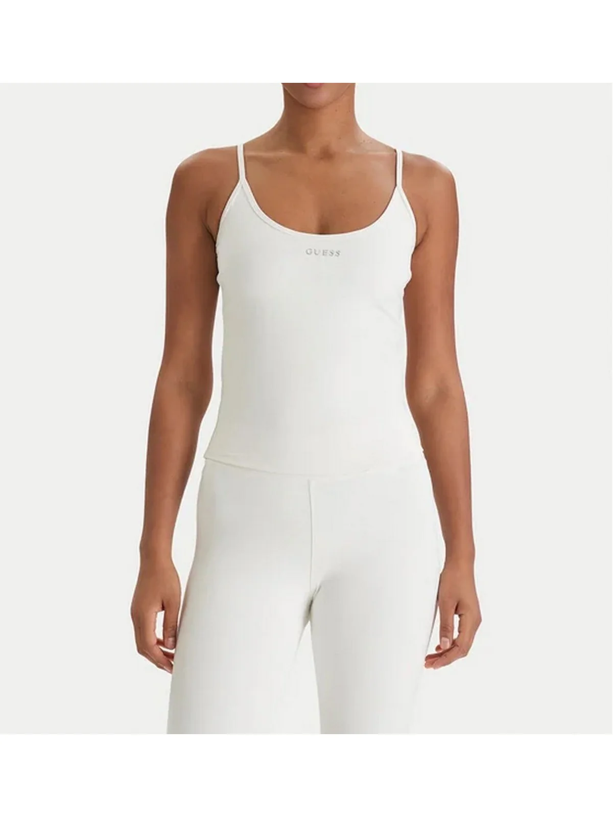 GUESS SPORT Top Donna MARGOT ACTIVE TOP V6RP14 KD952 G027 WHITE GLAM - Image 3