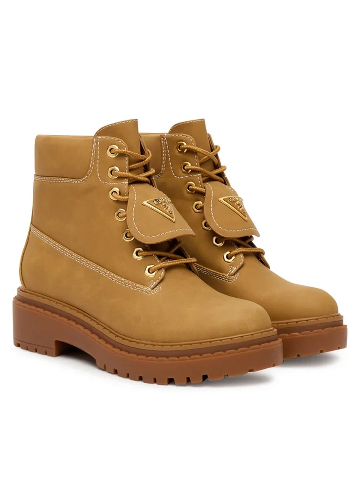 GUESS Stivali e Stivaletti Donna LEAVEY FLTLVY ELE10 TAN TAN - Image 2
