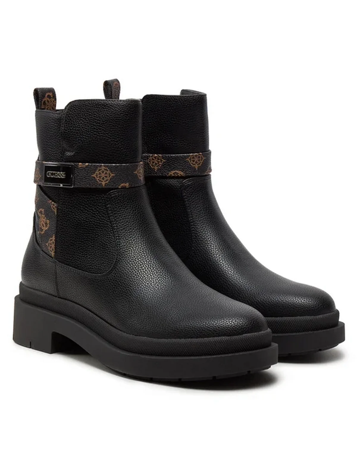 GUESS Stivali e Stivaletti Donna Ovelle2 FLTOVE FAL10 BLKBR Nero - Image 3
