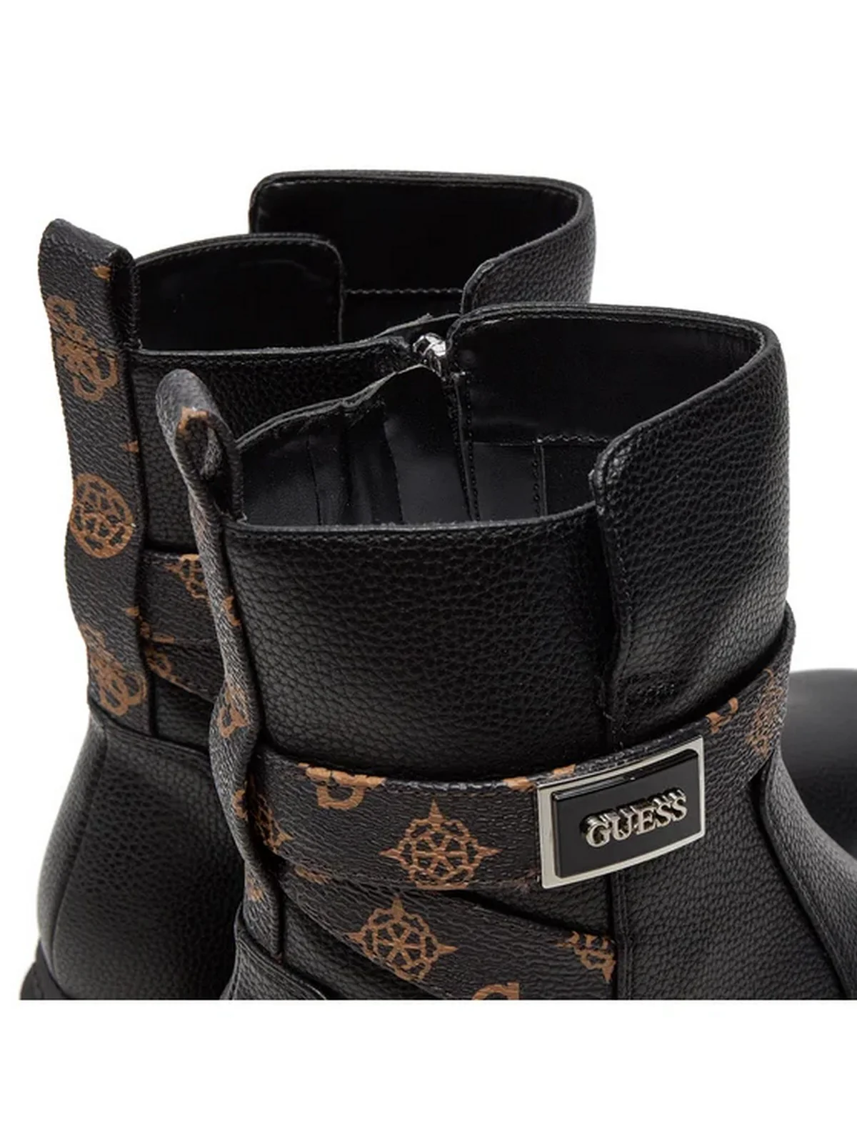 GUESS Stivali e Stivaletti Donna Ovelle2 FLTOVE FAL10 BLKBR Nero - Image 5