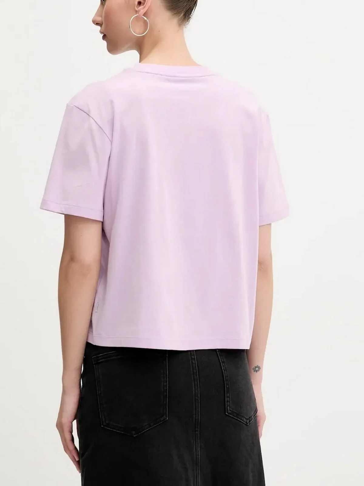 GUESS T-shirt Donna GJ SS CN BOXY EMBRO LOGO TEE W5RI42 K8HM0 G487 Viola - Image 3