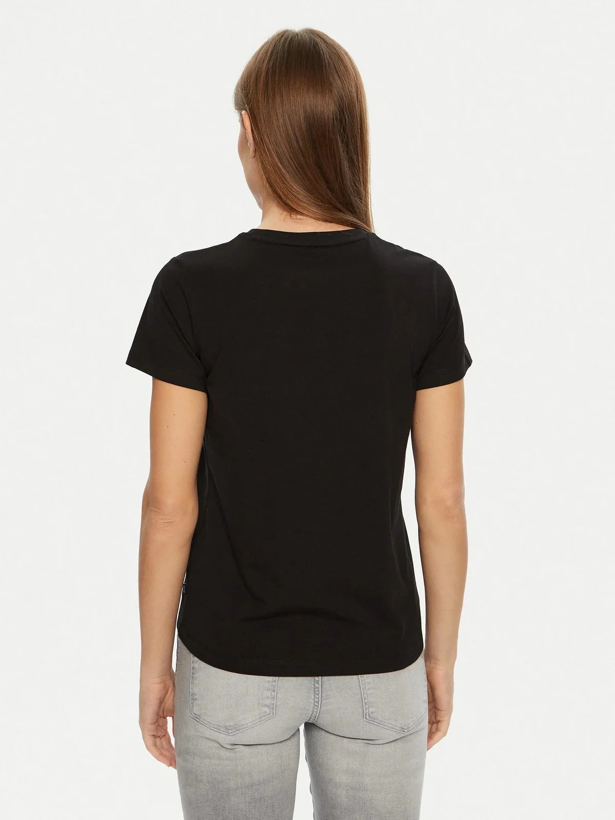 GUESS T-shirt Donna GJ SS CN REG 3D EMBR GUESS TEE W5RI54 J1314 JBLK Jet Black A996 - Image 4