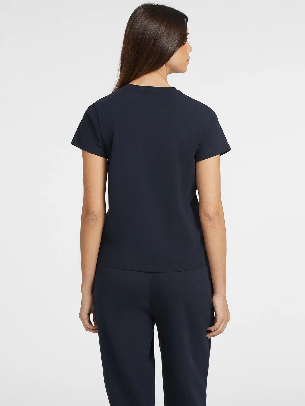 GUESS T-shirt Donna GJ SS CN REG MINI TRIANGLE TEE W4YI10 J1314 A71W Blu - Image 3