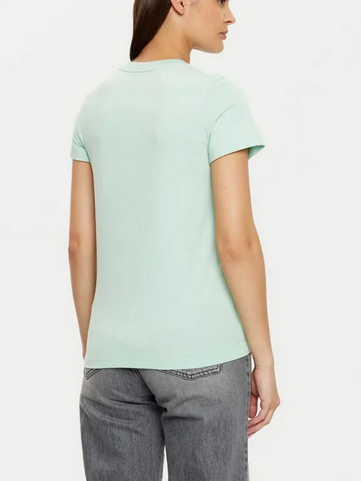 GUESS T-shirt Donna GJ SS CN REG MINI TRIANGLE TEE W4YI10 J1314 G8FG HOPE GREEN - Image 4