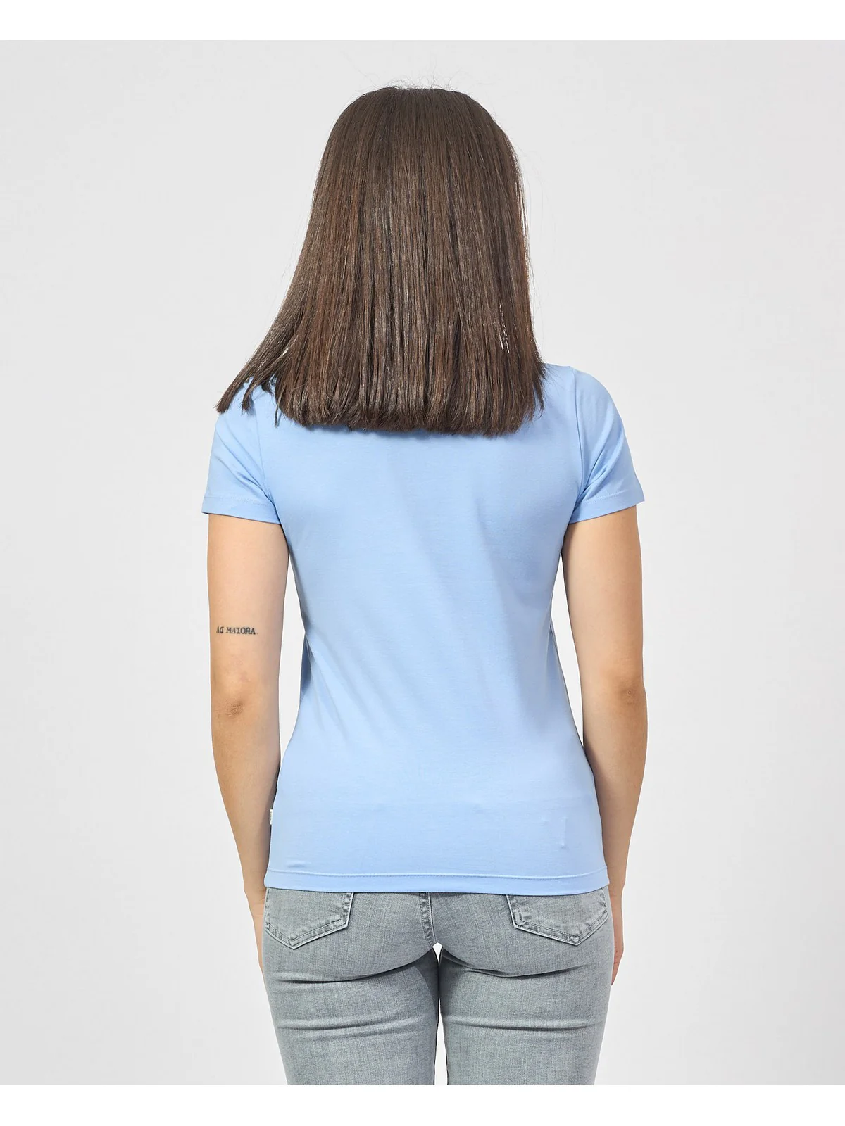 GUESS T-shirt Donna GJ SS CN SLIM ICONIC TEE W4YI04 J1314 G7CP FRESH ZENDY BLUE - Image 5