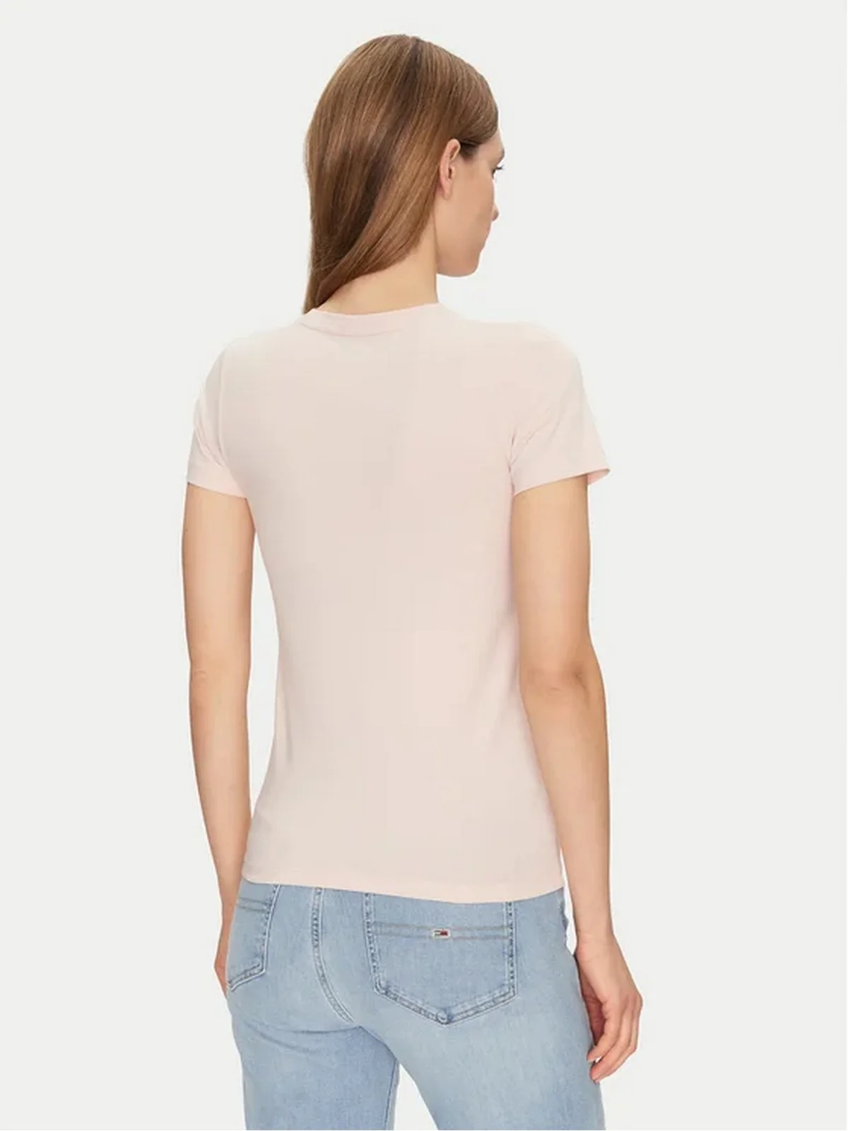 GUESS T-shirt Donna GJ SS SLIM FLOWER TEE W5GI24 J1314 G6R4 BLUSH COTTON - Image 4