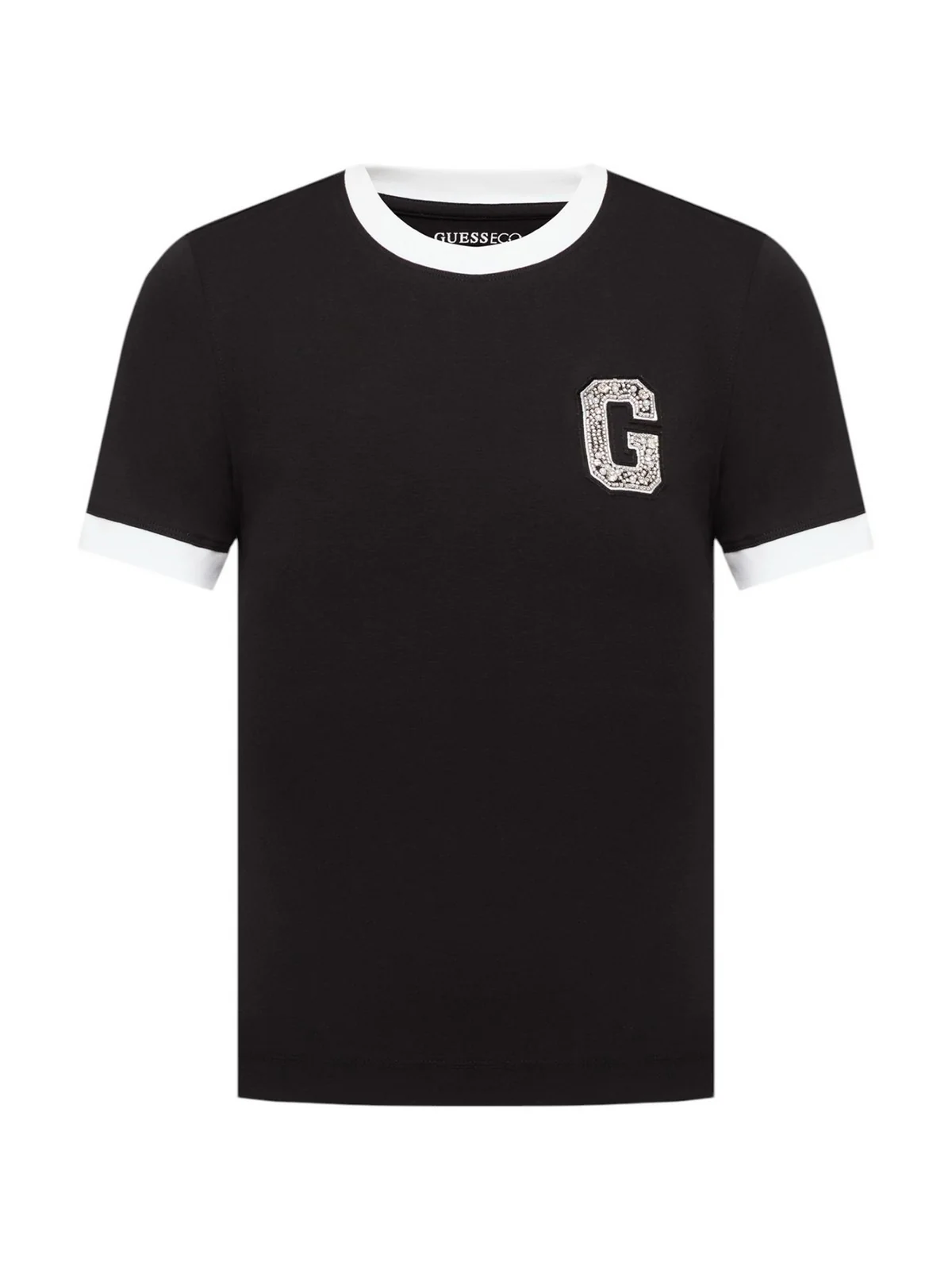 GUESS T-shirt Donna SS CN G PATCH TEE W6RI31 J1314 JBLK Jet Black A996