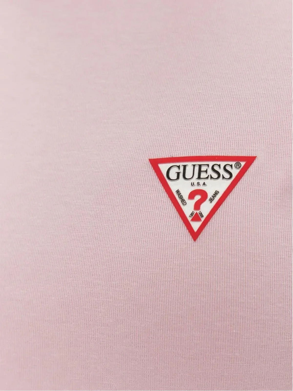 GUESS T-shirt Donna SS CN MINI TRIANGLE TEE W2YI44 J1314 G6L1 PEACH CREME - Image 3