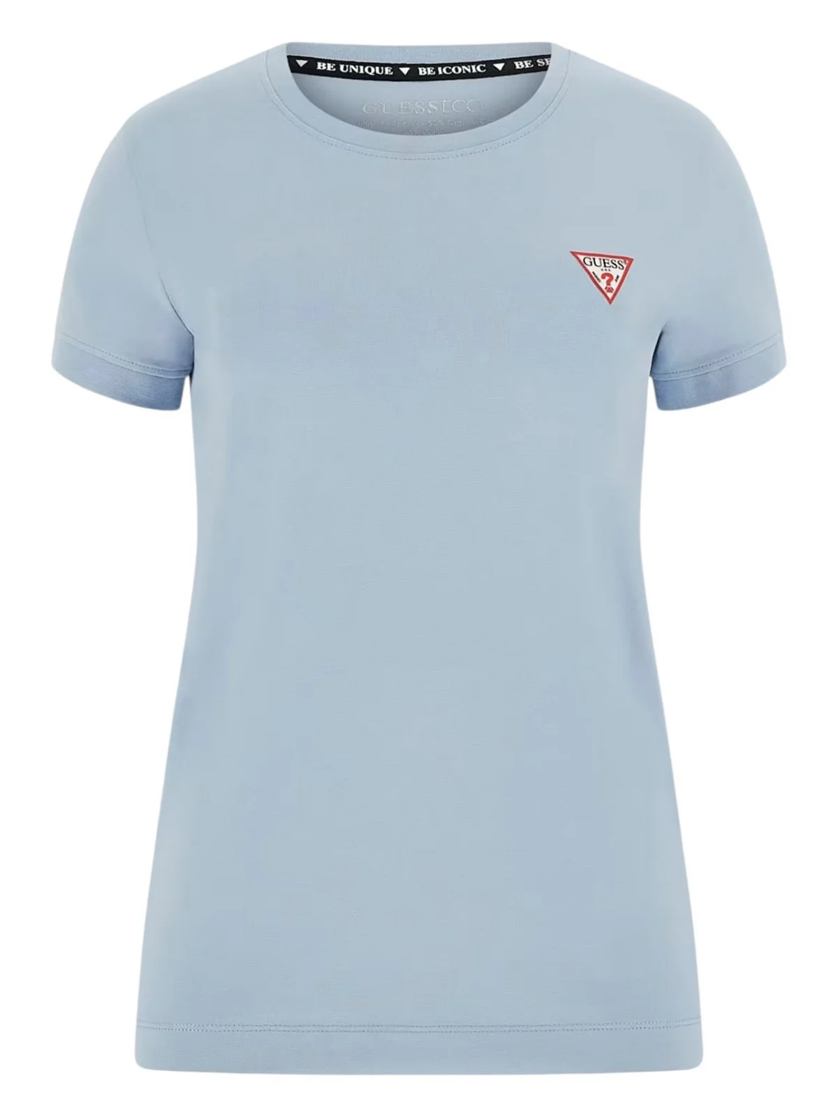 GUESS T-shirt Donna SS CN MINI TRIANGLE TEE W2YI44 J1314 G7GG Blu