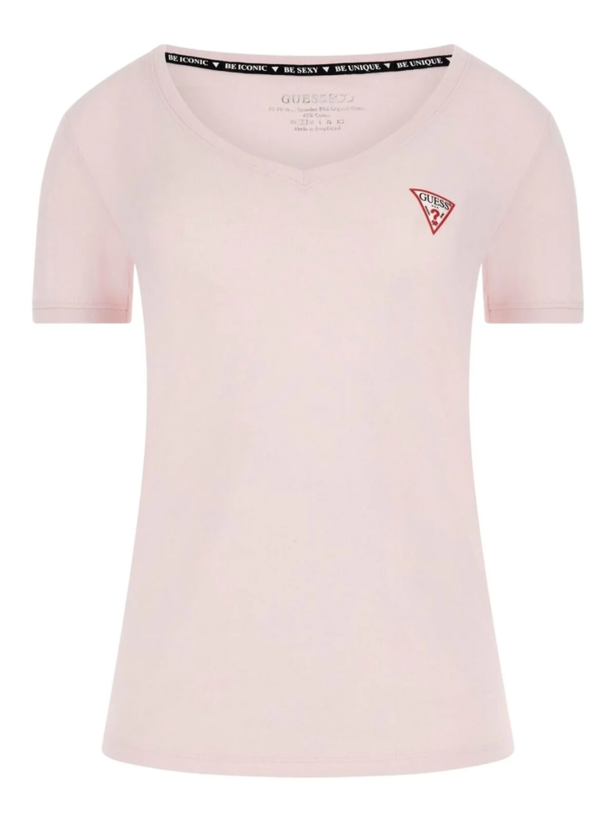 GUESS T-shirt Donna SS VN MINI TRIANGLE TEE W2YI45 J1314 A60W Rosa