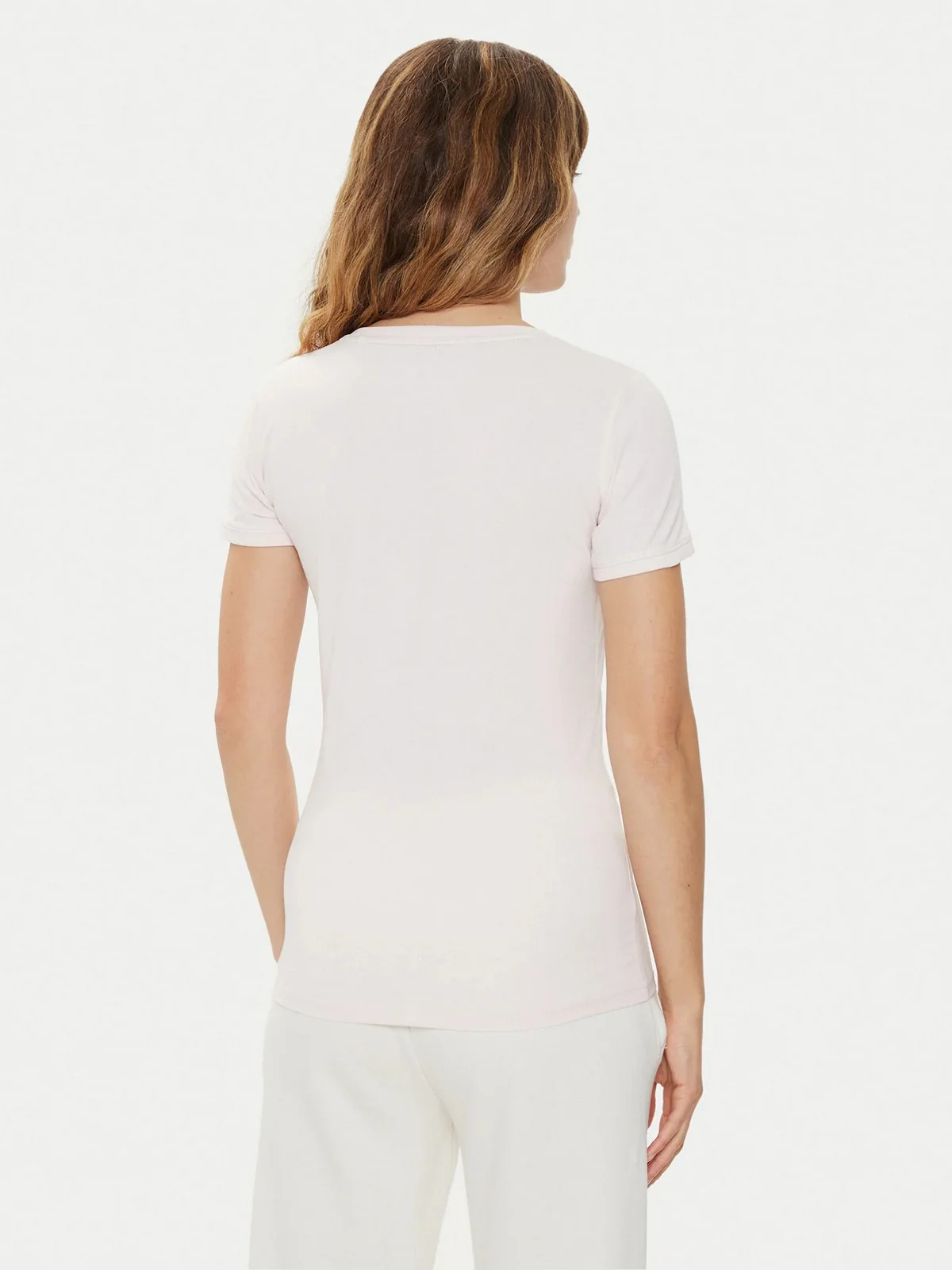 GUESS T-shirt Donna SS VN MINI TRIANGLE TEE W2YI45 J1314 A60W Rosa - Image 3