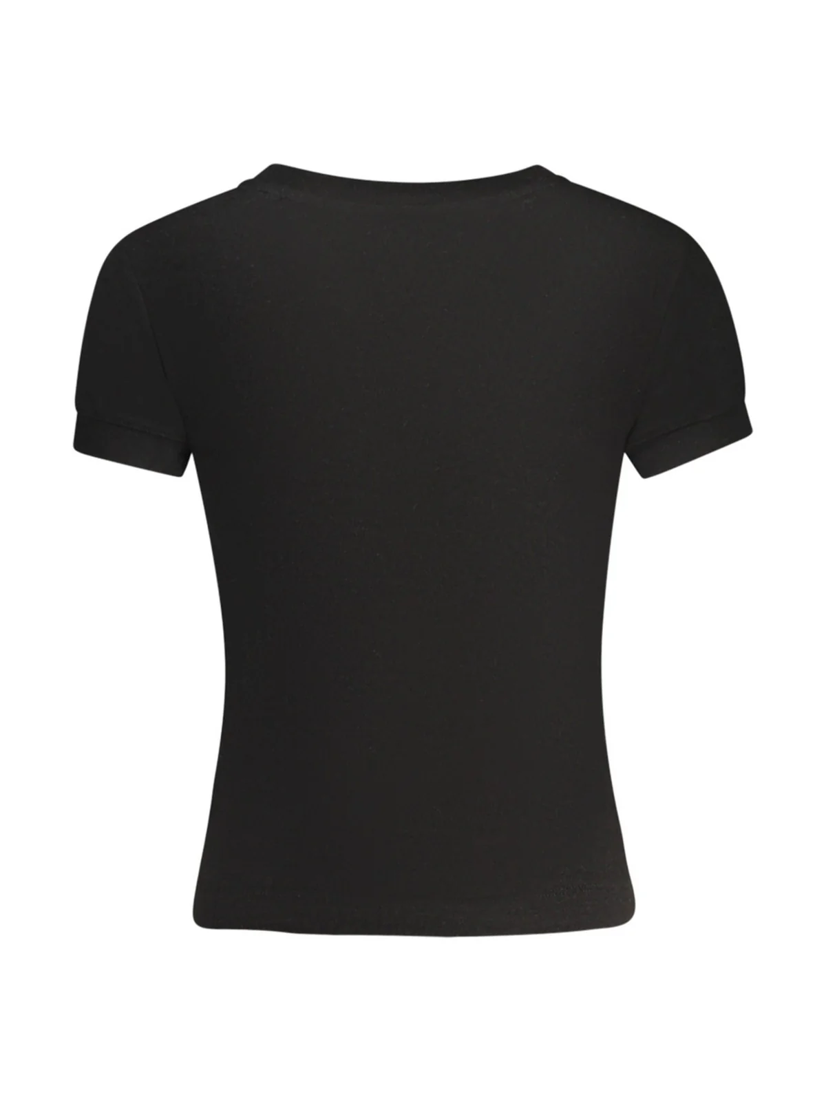 GUESS T-shirt Donna TINA SS V NECK RIBS TOP W5RP17 KCNH2 JBLK Jet Black A996 - Image 2