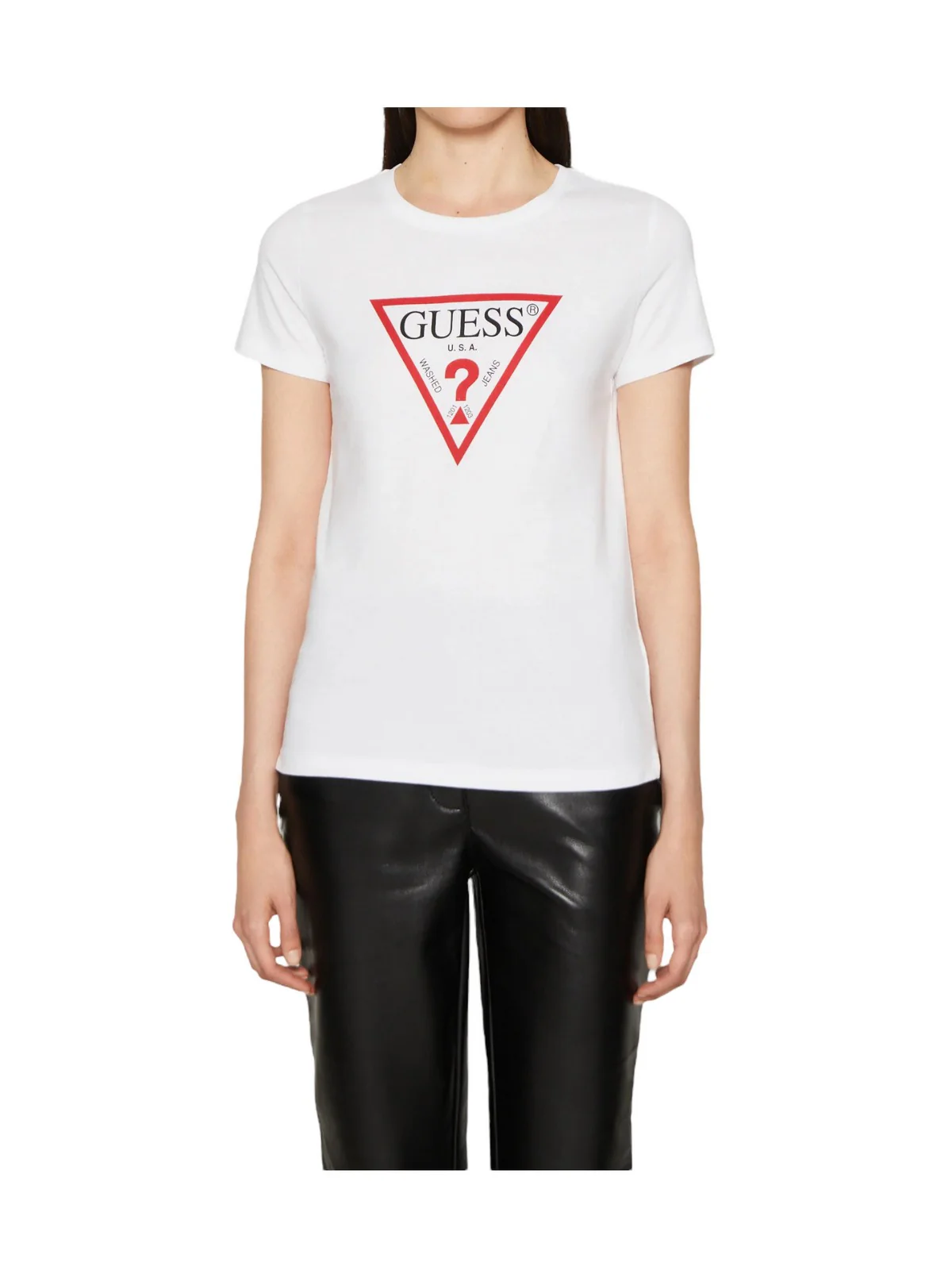 GUESS T-Shirt e Polo Donna  W1YI1B I3Z14 G011 PURE WHITE - Image 3