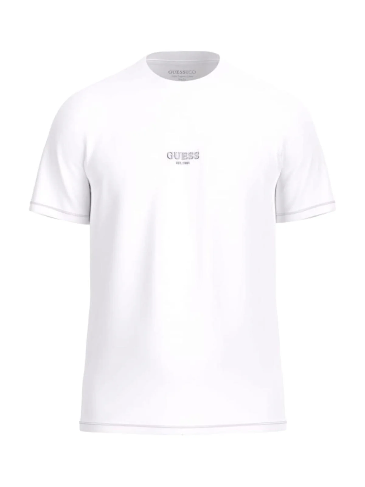 GUESS T-shirt Uomo AIDY CN SS TEE M2YI72 I3Z14 G011 PURE WHITE
