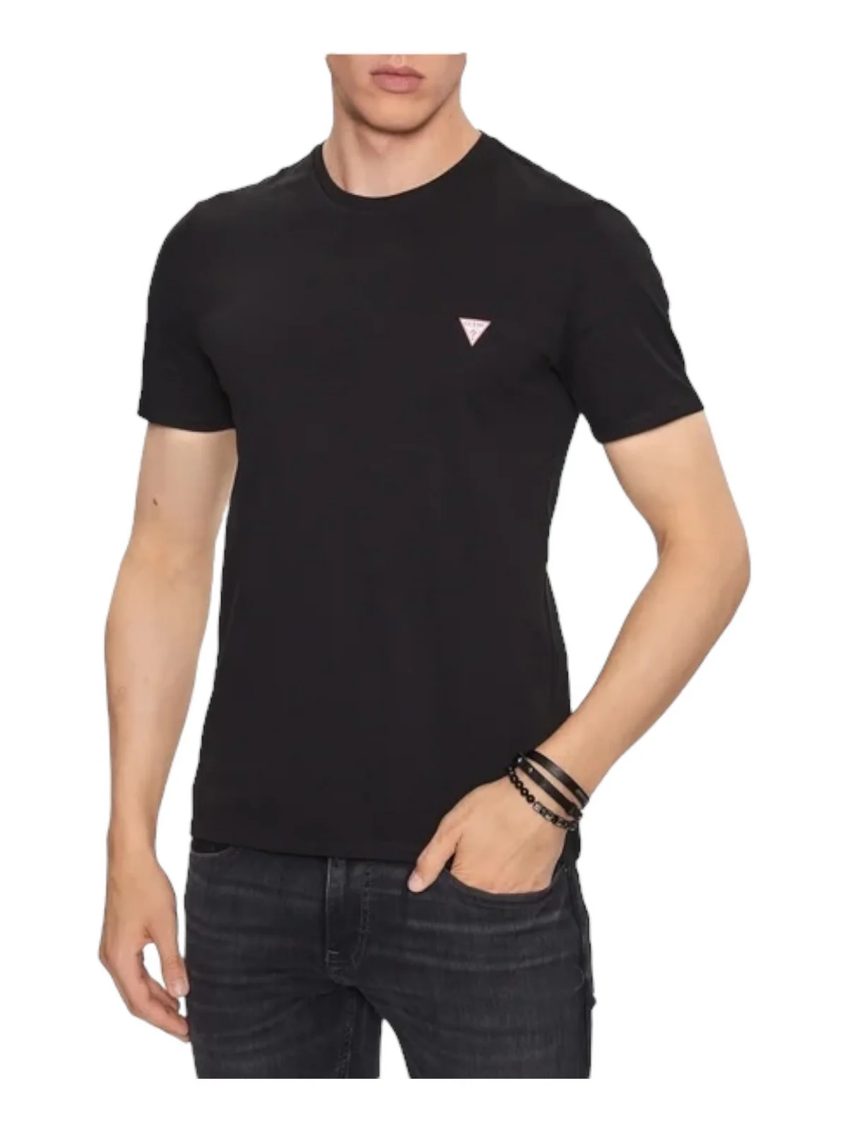 GUESS T-Shirt e Polo Uomo CN SS CORE TEE M2YI36 I3Z14 JBLK Jet Black A996 - Image 3