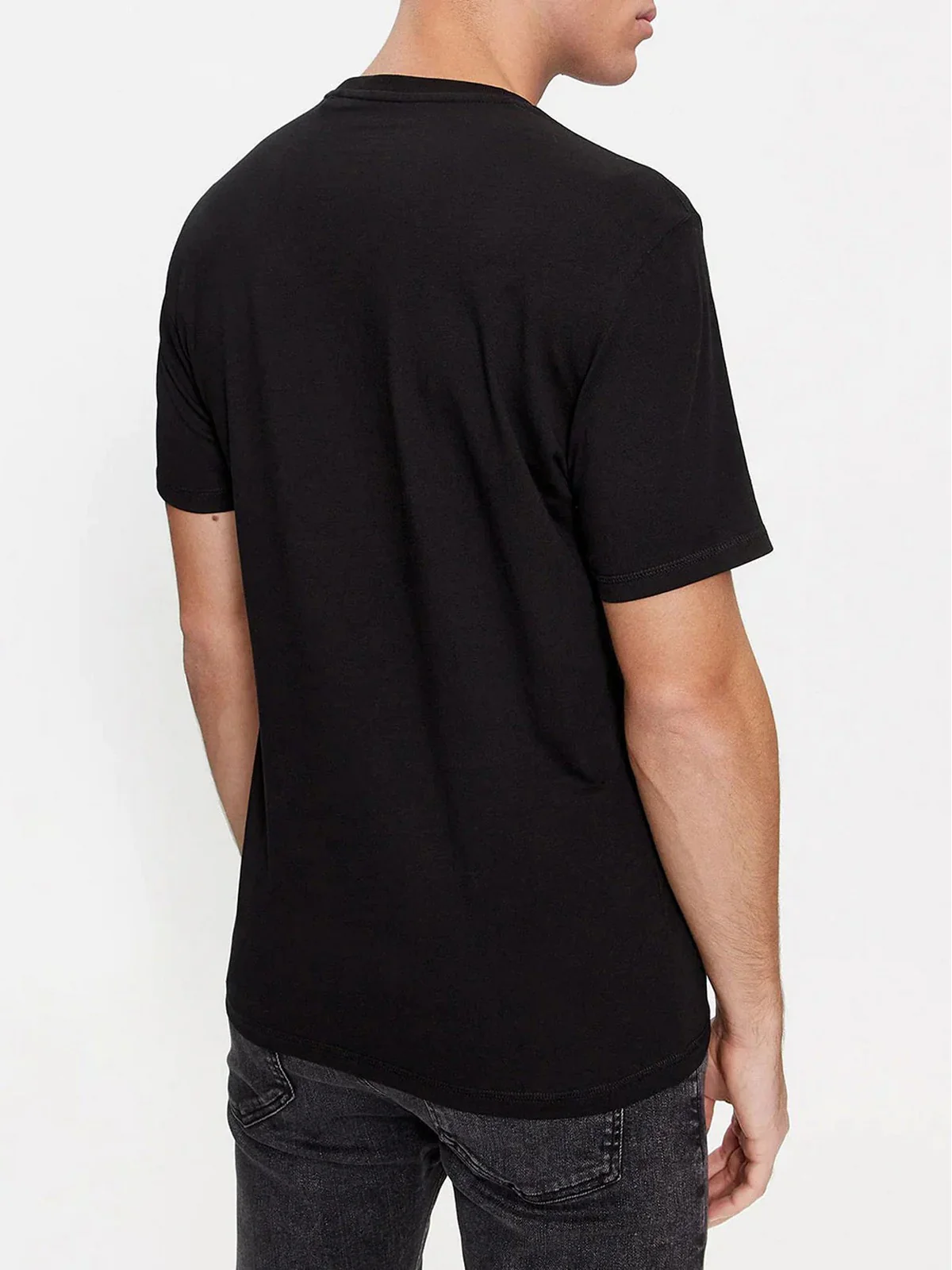 GUESS T-Shirt e Polo Uomo SS CN GUESS BOX CRAC M4RI33 J1314 JBLK Nero - Image 2