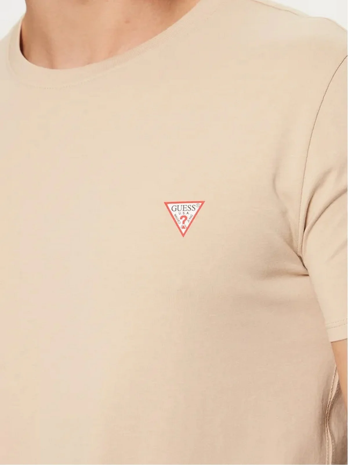 GUESS T-shirt Uomo CN SS CORE TEE STR M2YI24 J1314 G1DR NEUTRAL SAND - Image 4