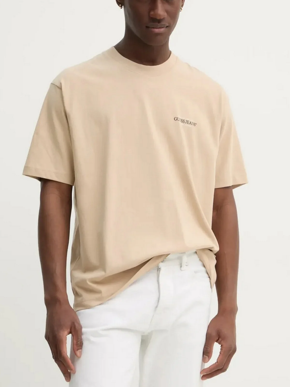 GUESS T-shirt Uomo GJ SS CN OS AMERICAN TRAD TEE M4BI75 K8FQ4 A117 SAFARI TAN - Image 2