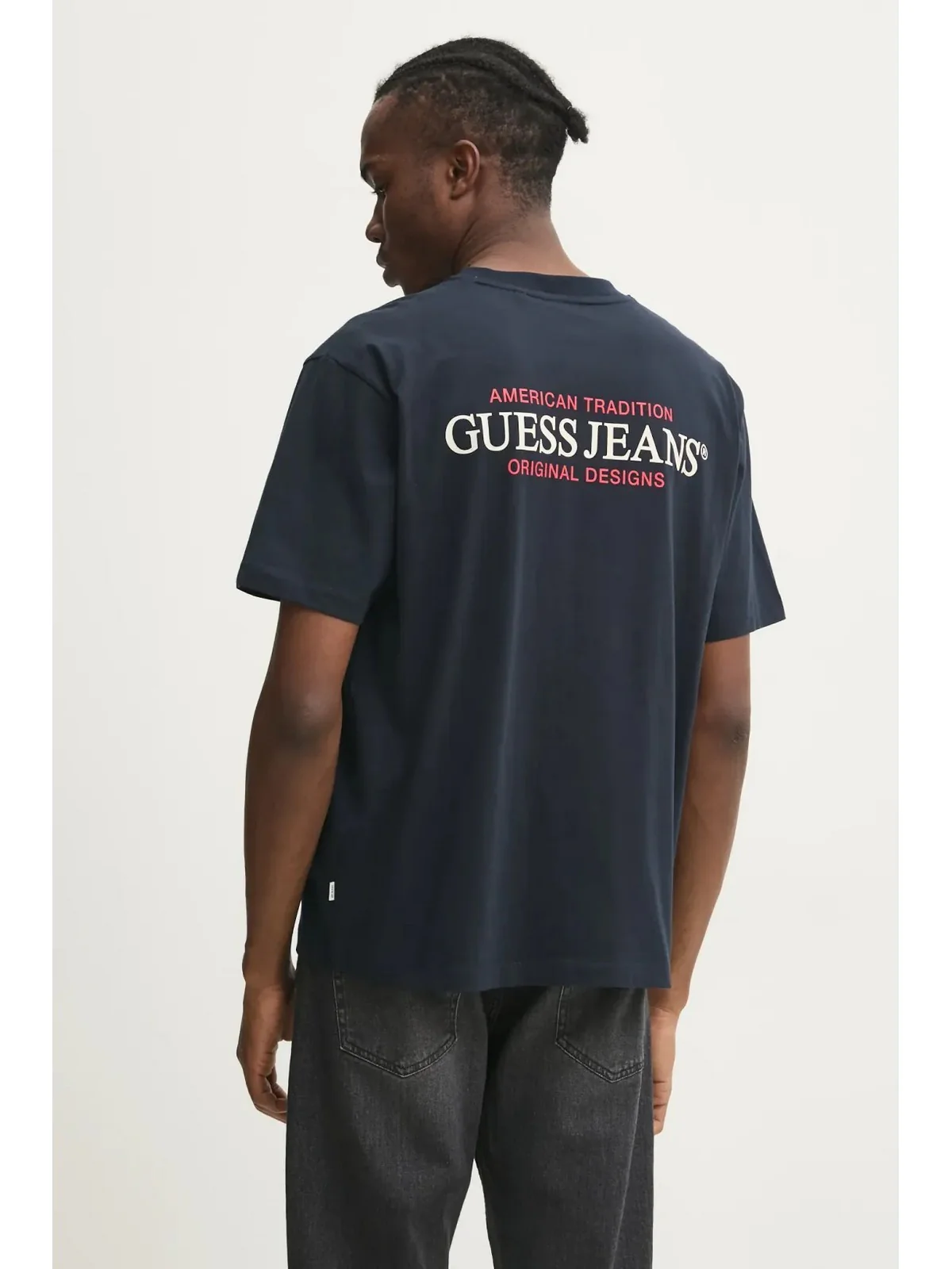 GUESS T-shirt Uomo GJ SS CN OS AMERICAN TRAD TEE M4BI75 K8FQ4 A71W DARING OCEAN - Image 2