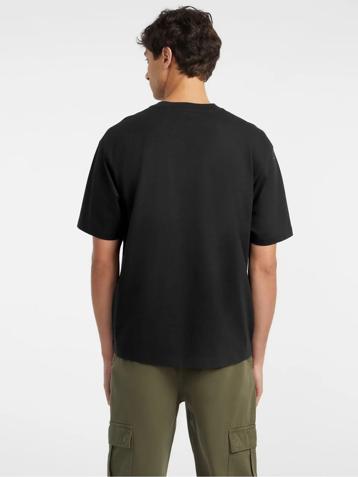 GUESS T-shirt Uomo GJ SS CN OS MINI TRIANGLE TEE M4YI46 K8FQ4 JBLK Jet Black A996 - Image 8