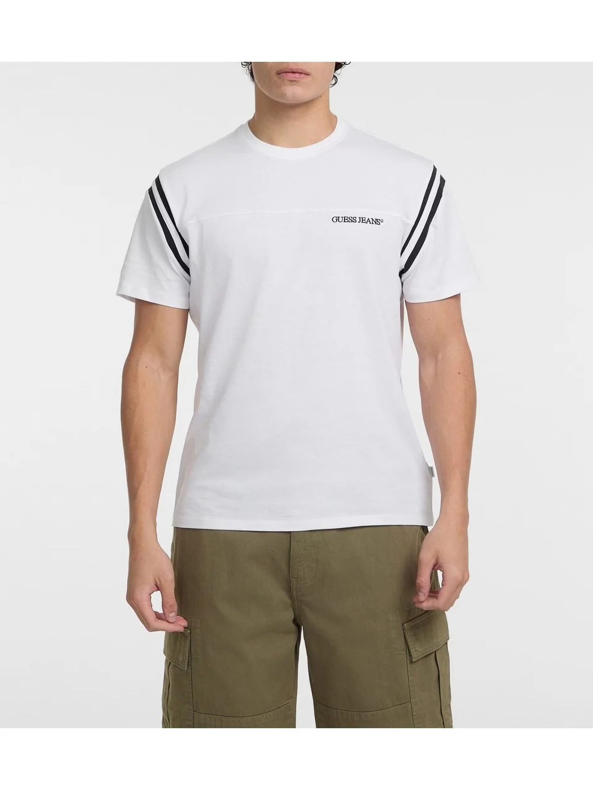 GUESS T-shirt Uomo GJ SS CN REG 3D 81 TEE M5GI47 K8HM0 G011 PURE WHITE - Image 2