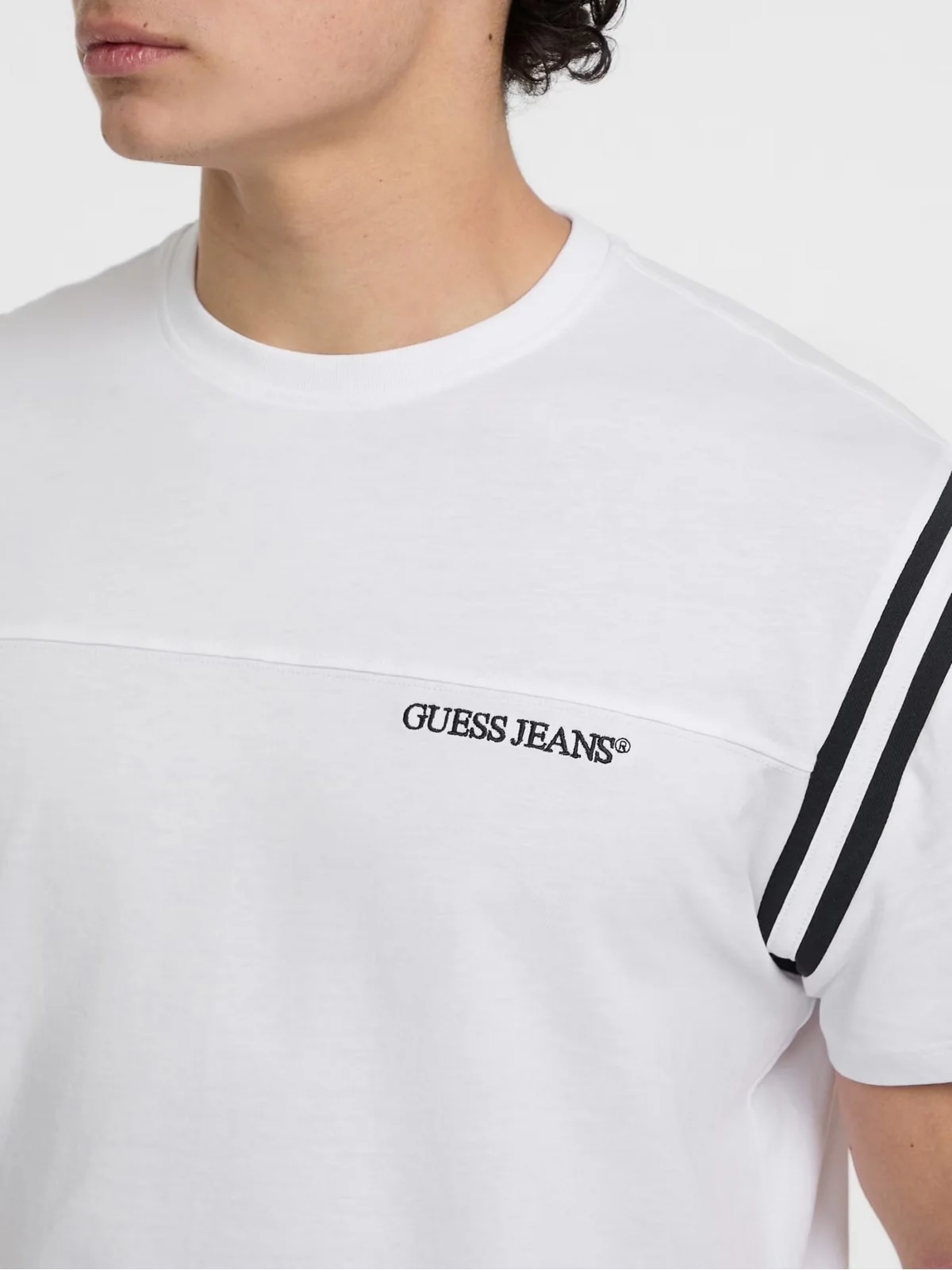 GUESS T-shirt Uomo GJ SS CN REG 3D 81 TEE M5GI47 K8HM0 G011 PURE WHITE - Image 4
