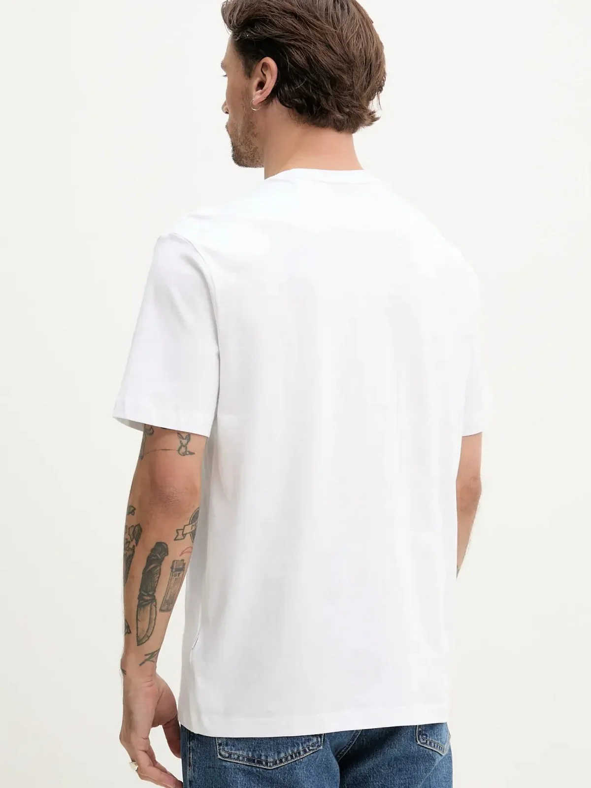GUESS T-shirt Uomo GJ SS CN REG PKT TEE M5RI74 K8FQ4 G011 PURE WHITE - Image 3