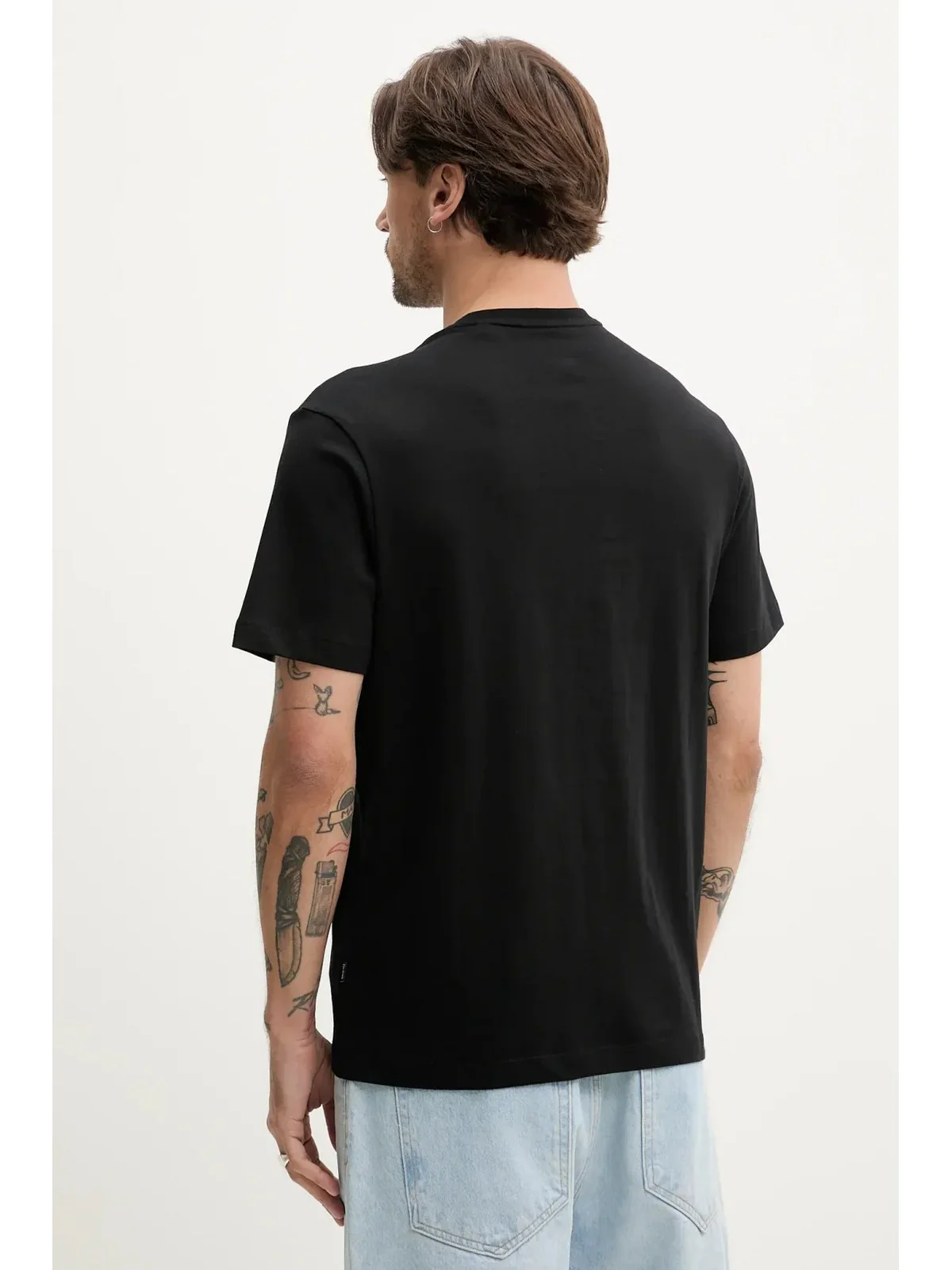 GUESS T-shirt Uomo GJ SS CN REG PKT TEE M5RI74 K8FQ4 JBLK Jet Black A996 - Image 3