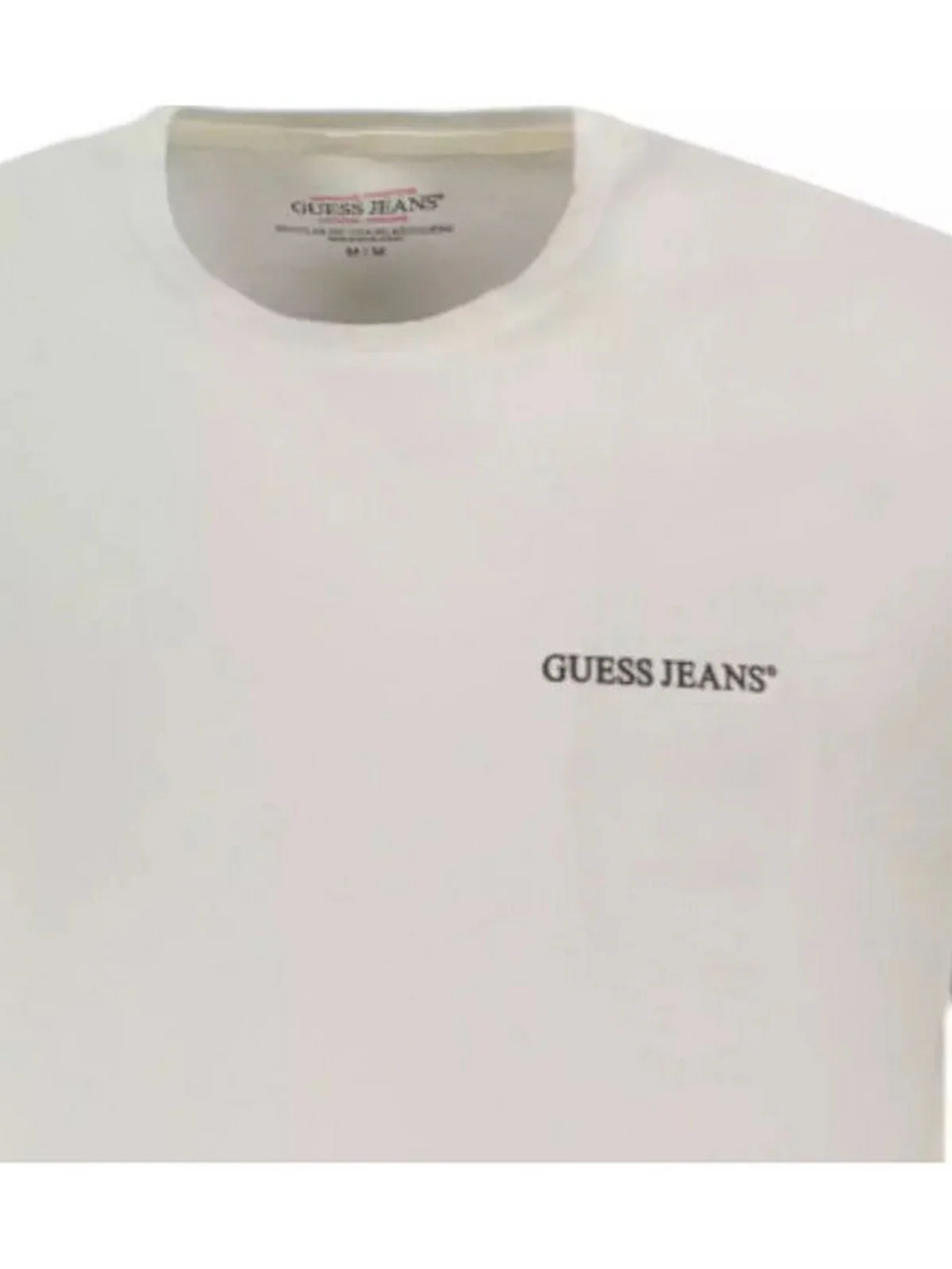 GUESS T-shirt Uomo GJ SS CN REG UNISEX LOGO PRINT M5BI78 K8FQ4 G011 PURE WHITE - Image 2