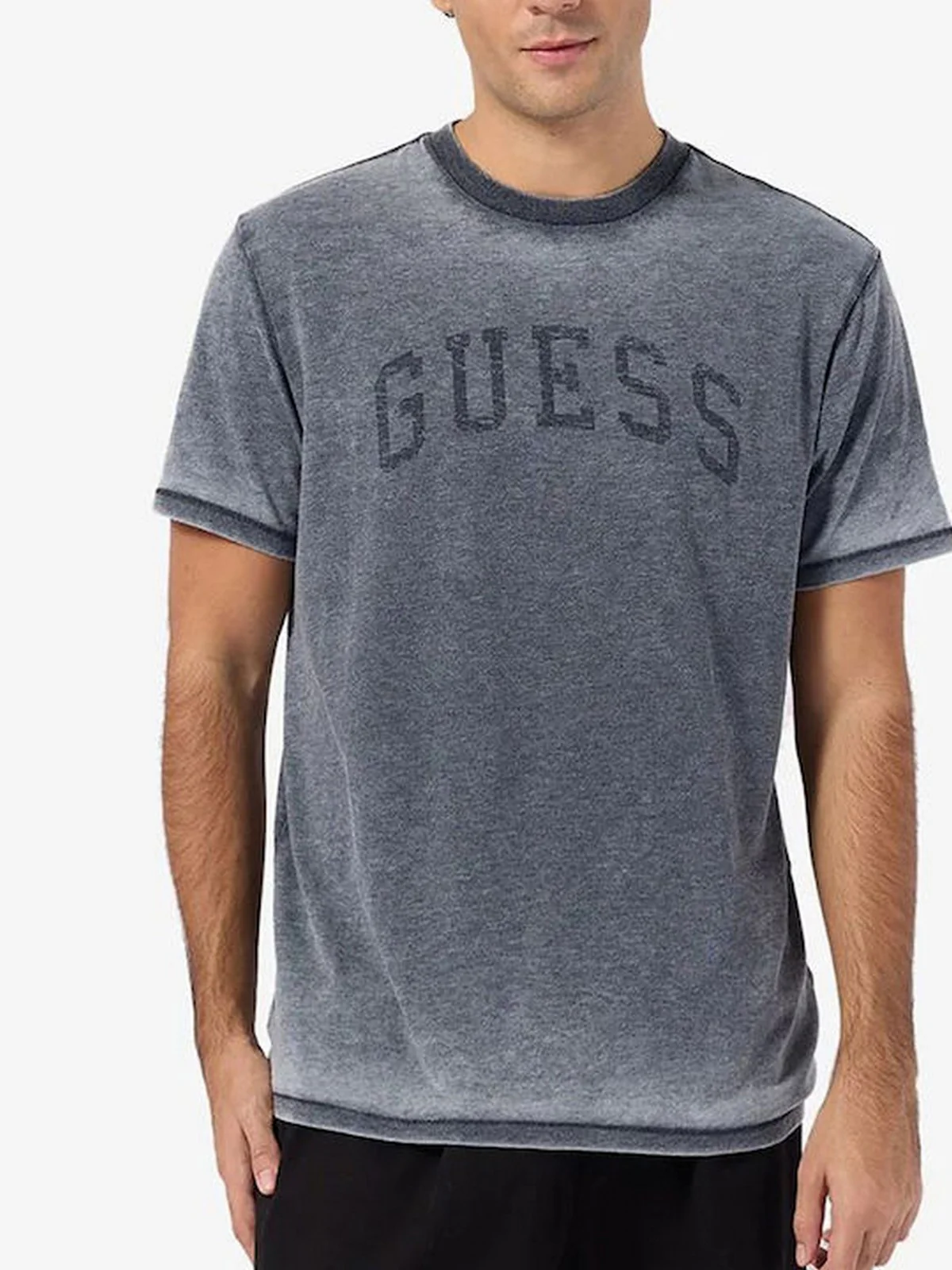 GUESS T-shirt Uomo SS BSC MARINE LOGO TEE M6RI11 KC4J0 G7V2 SMART BLUE - Image 2