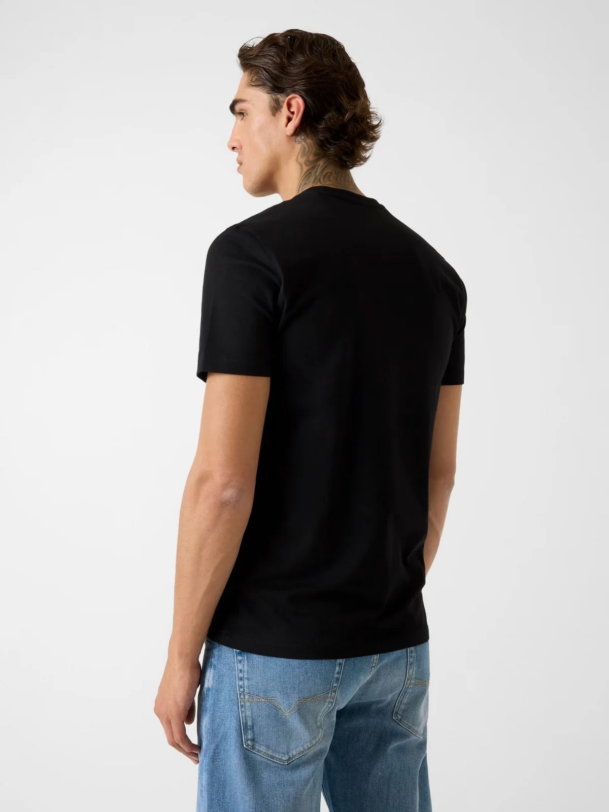 GUESS T-shirt Uomo SS CN LOGO BOX TEE M6RI17 J1314 JBLK Jet Black A996 - Image 3