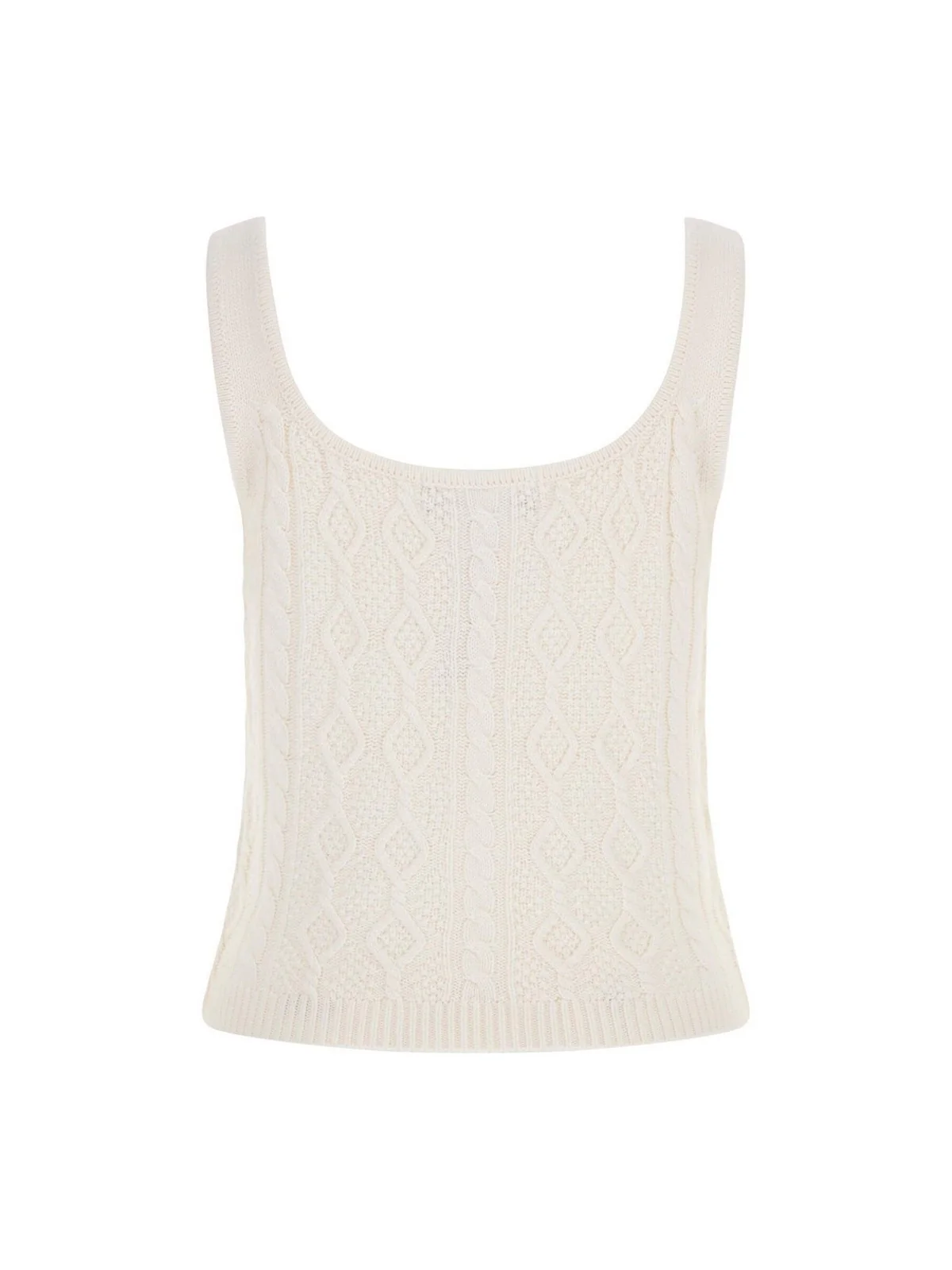 GUESS Top Donna ISABELLE TANK TOP SWTR W4YR21 Z37L1 G012 Bianco - Image 3
