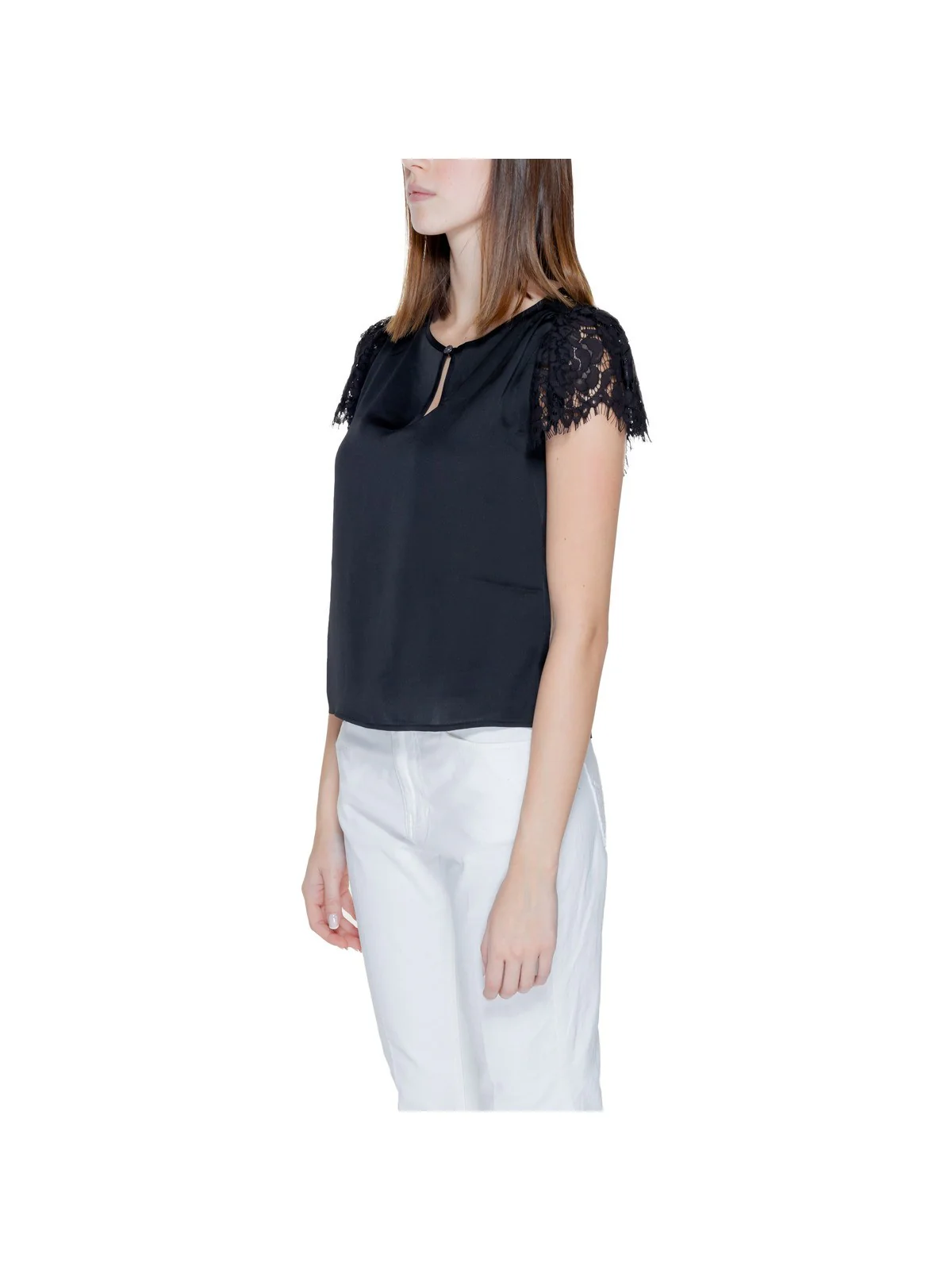 GUESS Top Donna Ss Guendalina Top W4GH86 WD8G2 JBLK Nero - Image 2