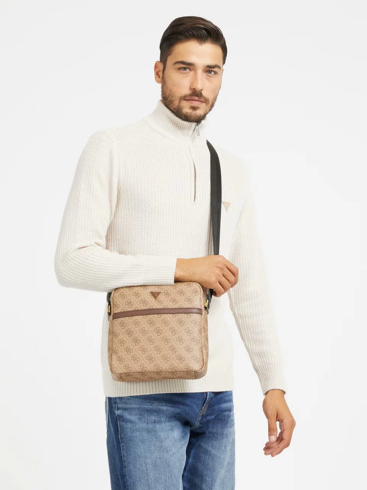 GUESS Tracolla Uomo  HMEVZL P2258 BBO Beige - Image 4
