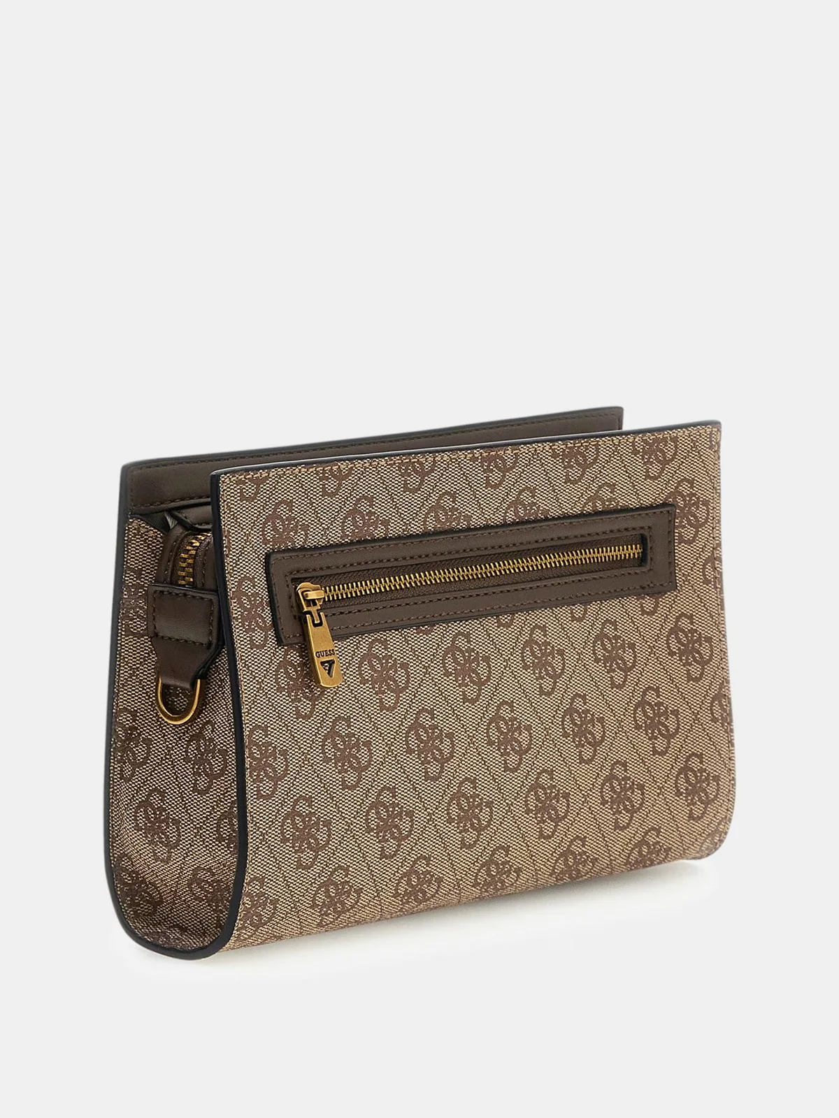GUESS Tracolla Uomo MILANO CROSSBODY TOP ZIP HMMILO P6157 BBO BEIGE\BROWN - Image 3
