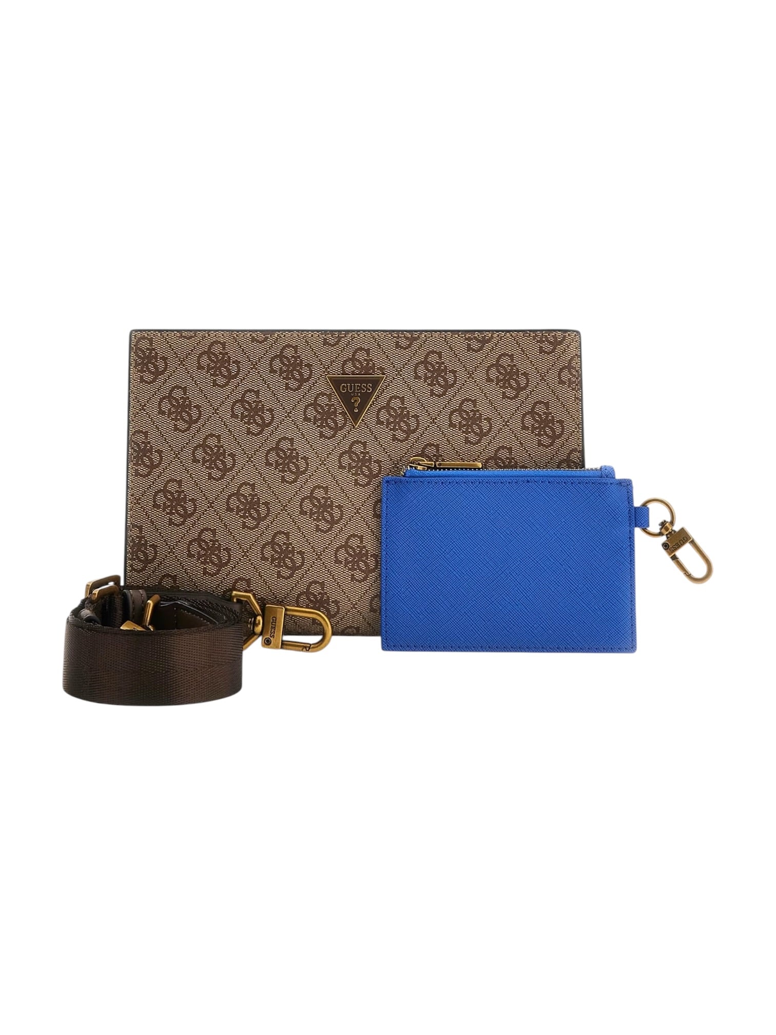 GUESS Tracolla Uomo MILANO CROSSBODY TOP ZIP HMMILO P6157 BBO BEIGE\BROWN - Image 6