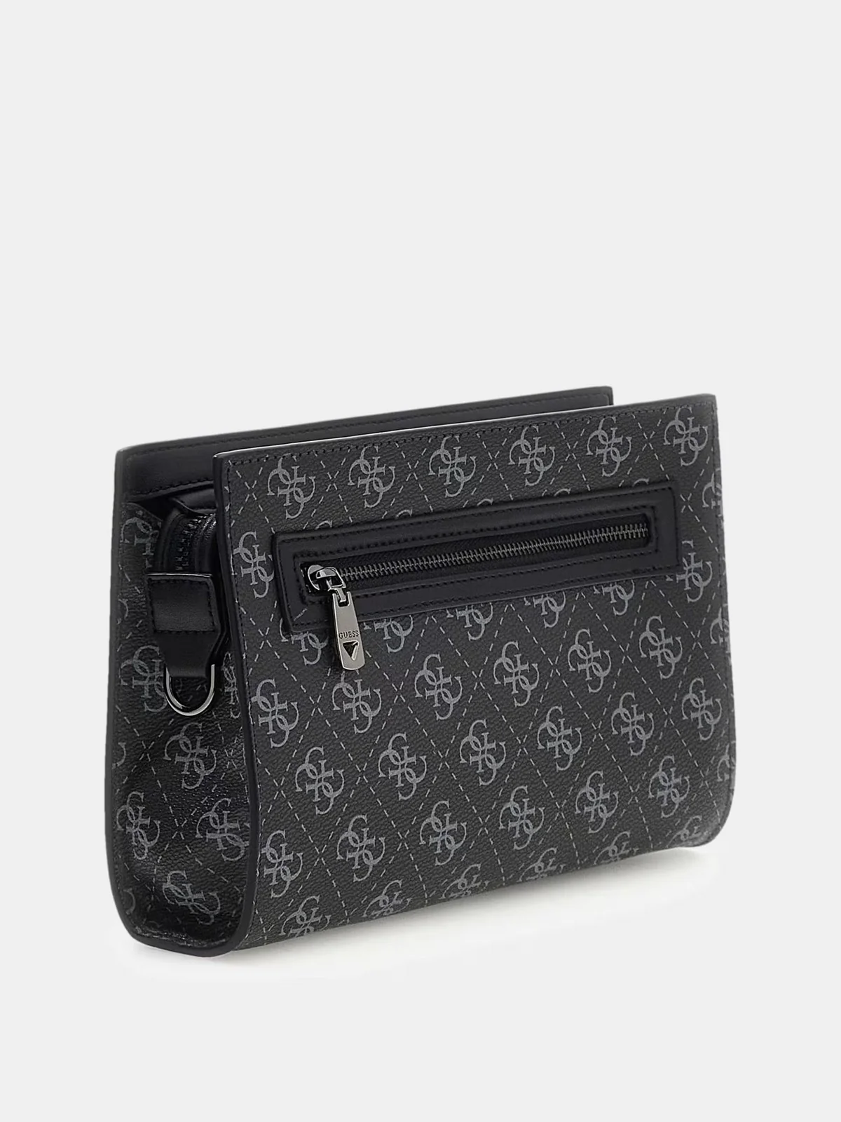 GUESS Tracolla Uomo MILANO CROSSBODY TOP ZIP HMMILO P6157 DAB DARK BLACK - Image 4