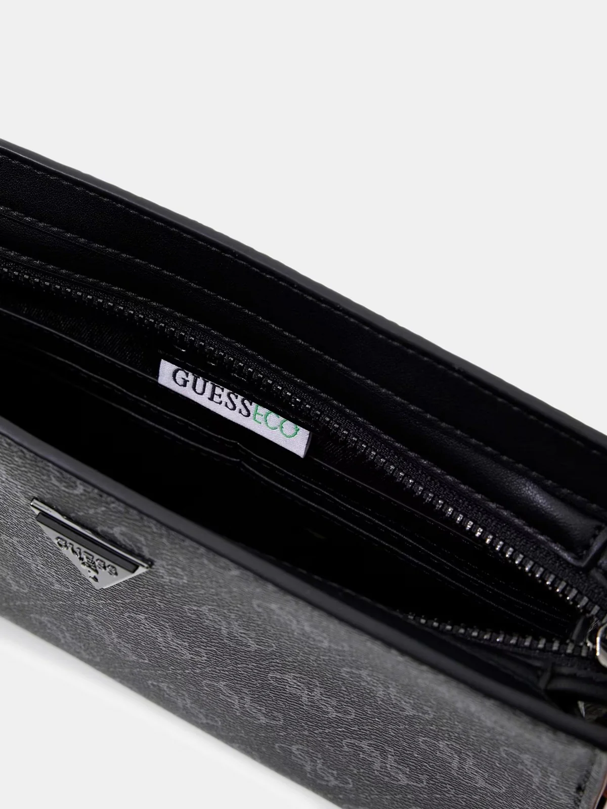 GUESS Tracolla Uomo MILANO CROSSBODY TOP ZIP HMMILO P6157 DAB DARK BLACK - Image 5