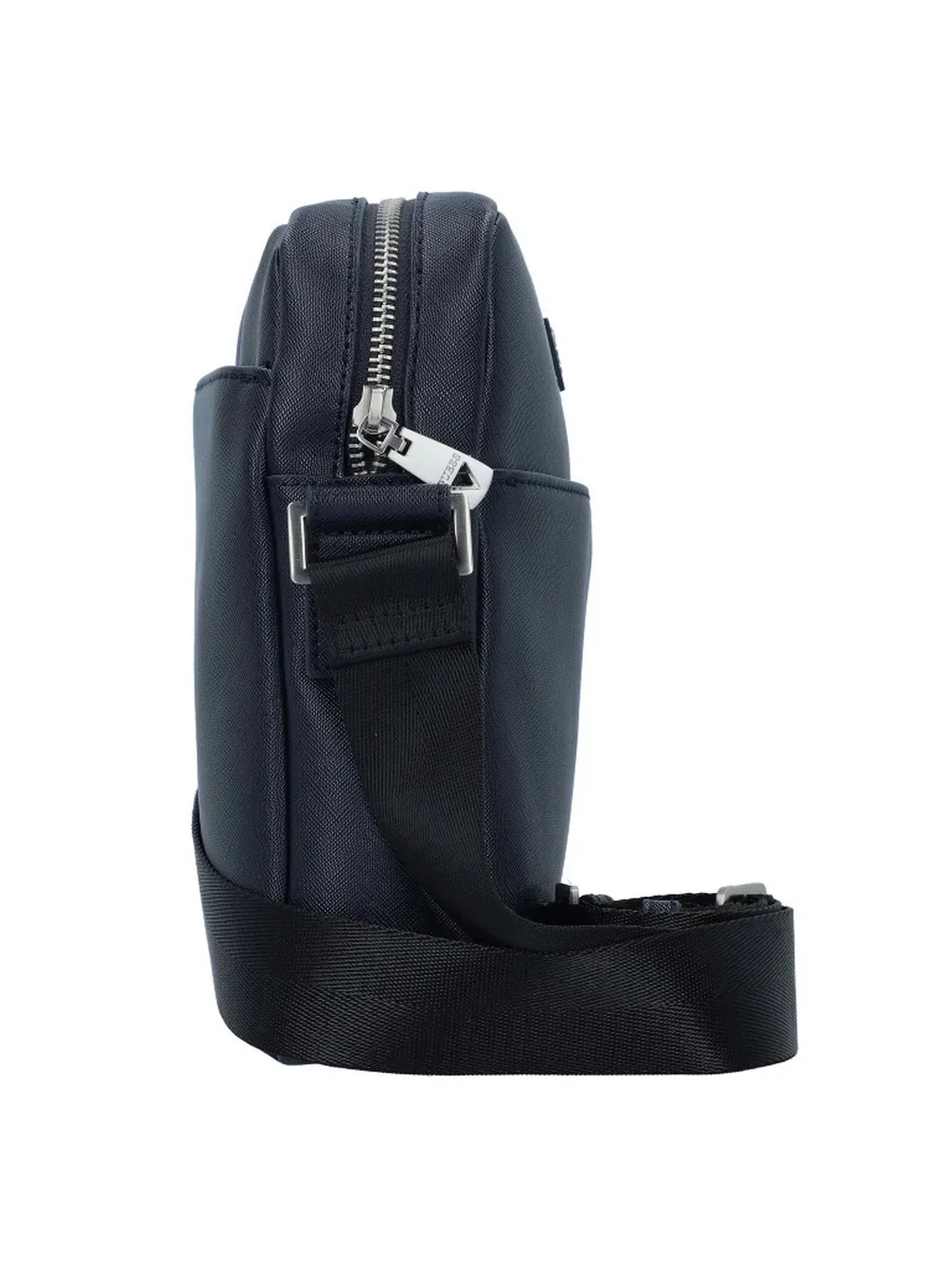 GUESS Tracolla Uomo SAFFIANO ECO TOP ZIP CROSSBODY HMTOSA P4258 DBU Blu - Image 2