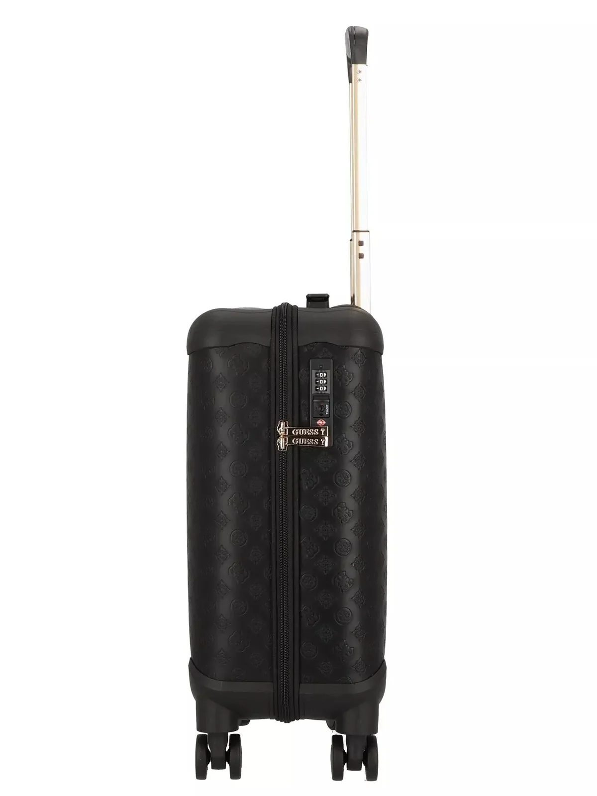 GUESS Valigia e Trolley Donna WILDER 18 IN 8-WHEELER TWK745 29830 BLA Nero - Image 3