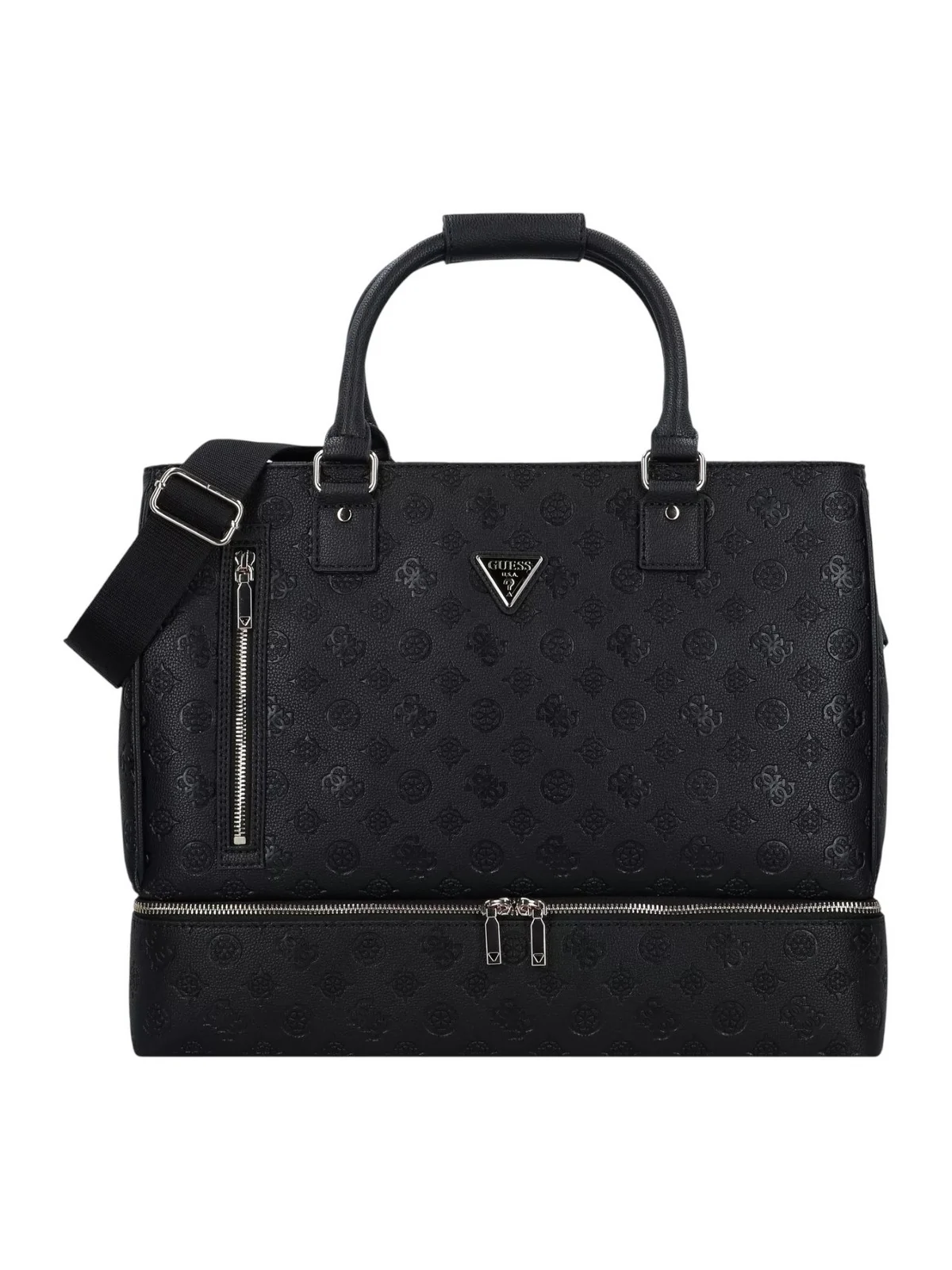 GUESS Valigia e Trolley Donna WILDER ZIP BOTTOM SHOPPER TOTE TWDP74 52415 BLA Nero