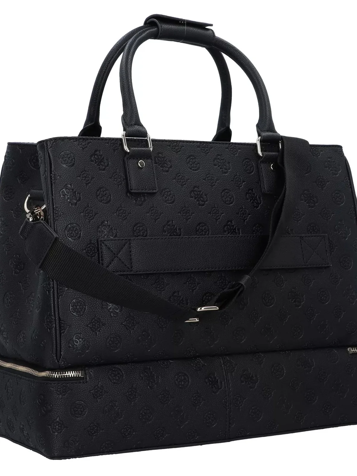 GUESS Valigia e Trolley Donna WILDER ZIP BOTTOM SHOPPER TOTE TWDP74 52415 BLA Nero - Image 2