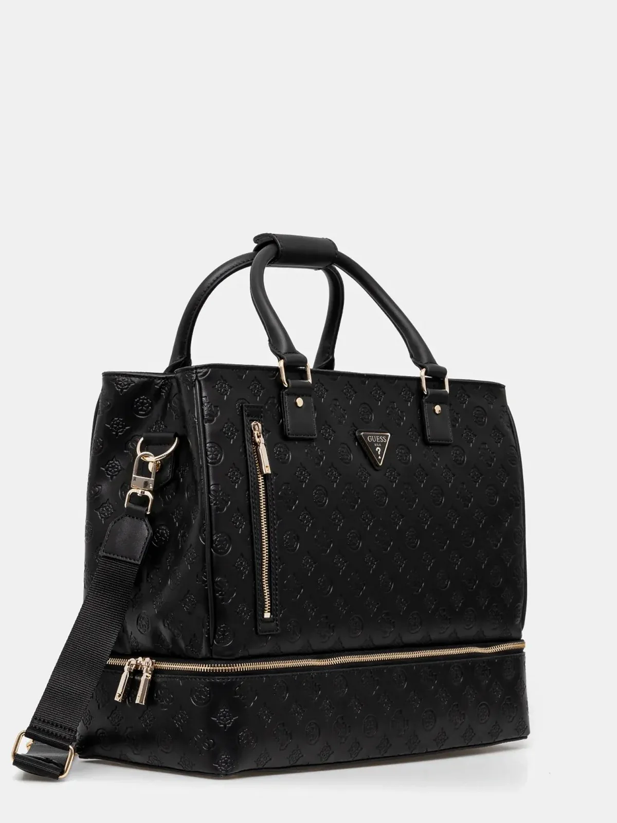 GUESS Valigia e Trolley Donna WILDER ZIP BOTTOM SHOPPER TOTE TWK745 24150 BLA Nero - Image 2