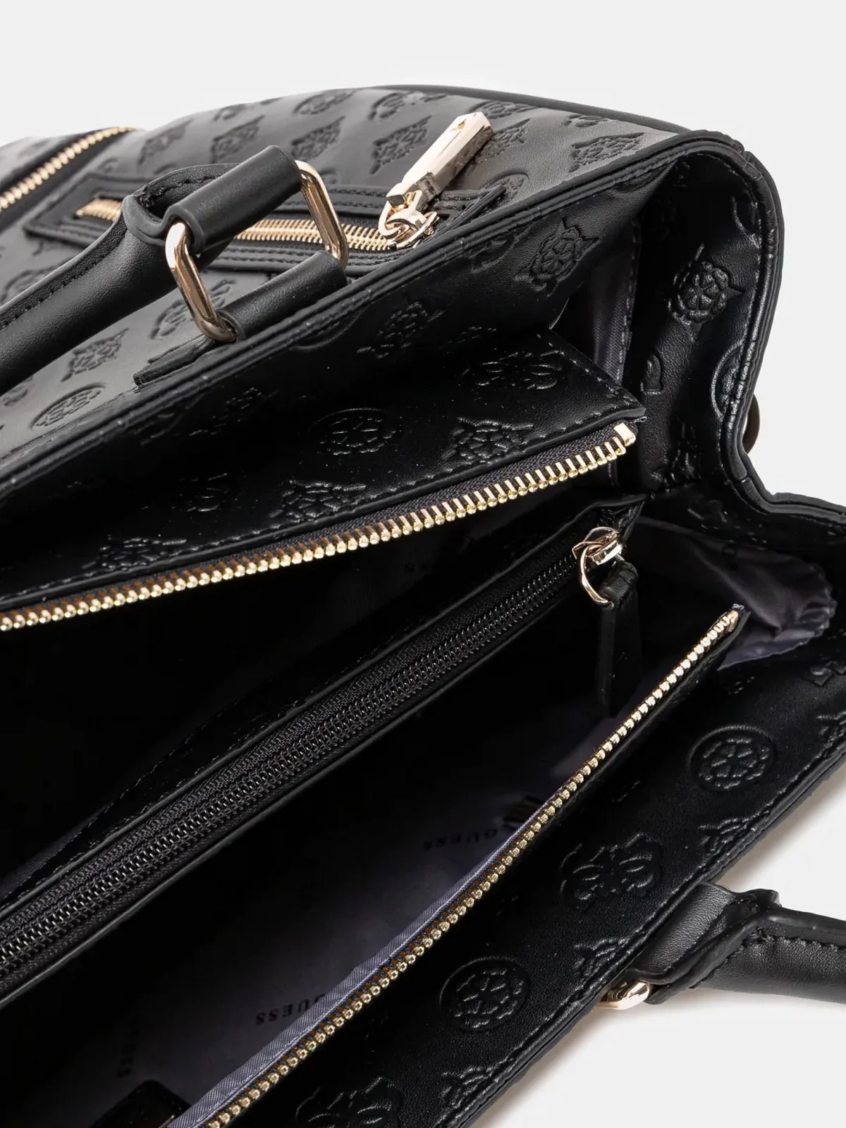 GUESS Valigia e Trolley Donna WILDER ZIP BOTTOM SHOPPER TOTE TWK745 24150 BLA Nero - Image 5