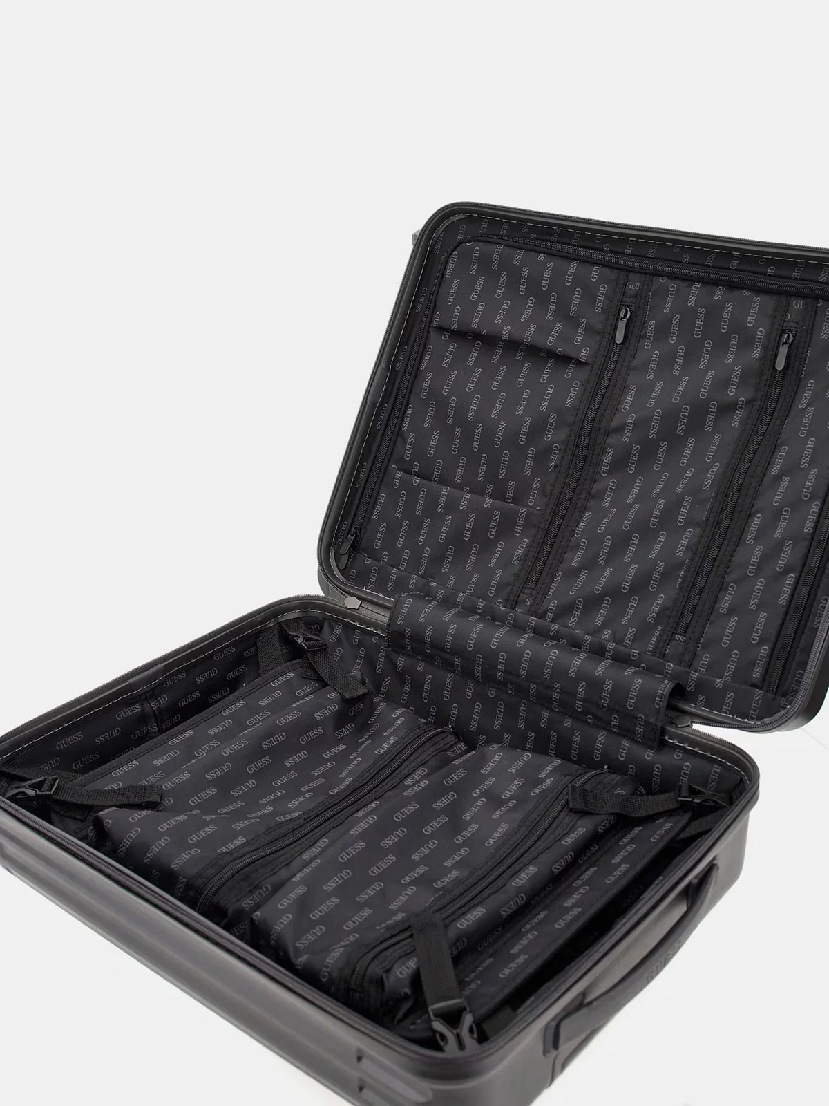 GUESS Valigia e Trolley Uomo OLBIA CABIN TROLLEY TMOLPC P4401 GUN Grigio - Image 3