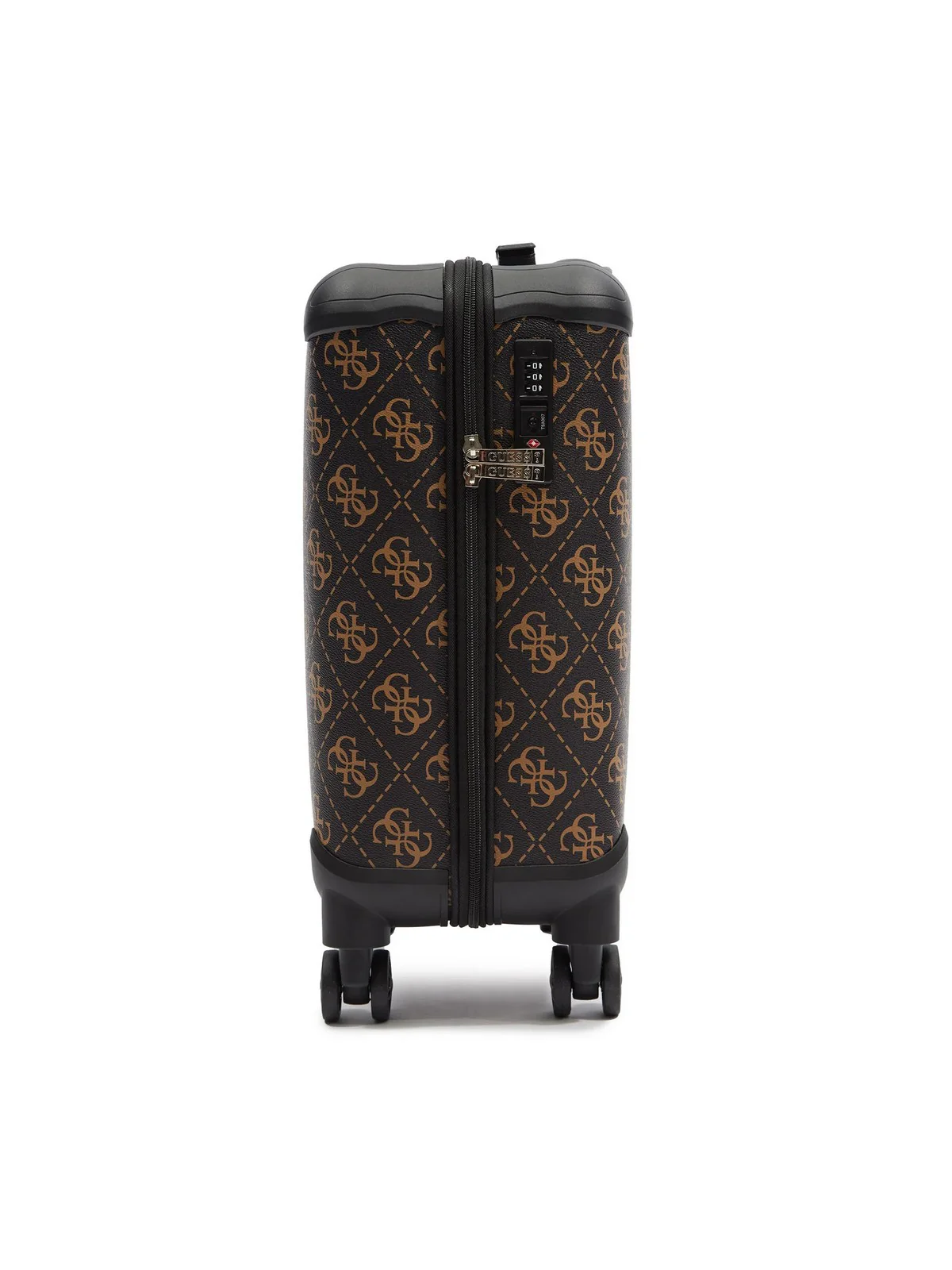 GUESS Valigie e Trolley Donna Berta 18 In 4-Wheele TWS868 89830 BNL Marrone - Image 2