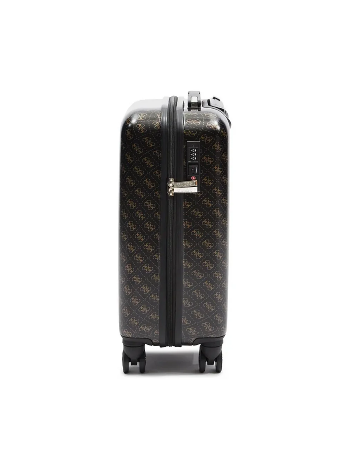 GUESS Valigie e Trolley Donna Jesco 8-Wheel 22 In TWH838 99830 BRO Marrone - Image 4