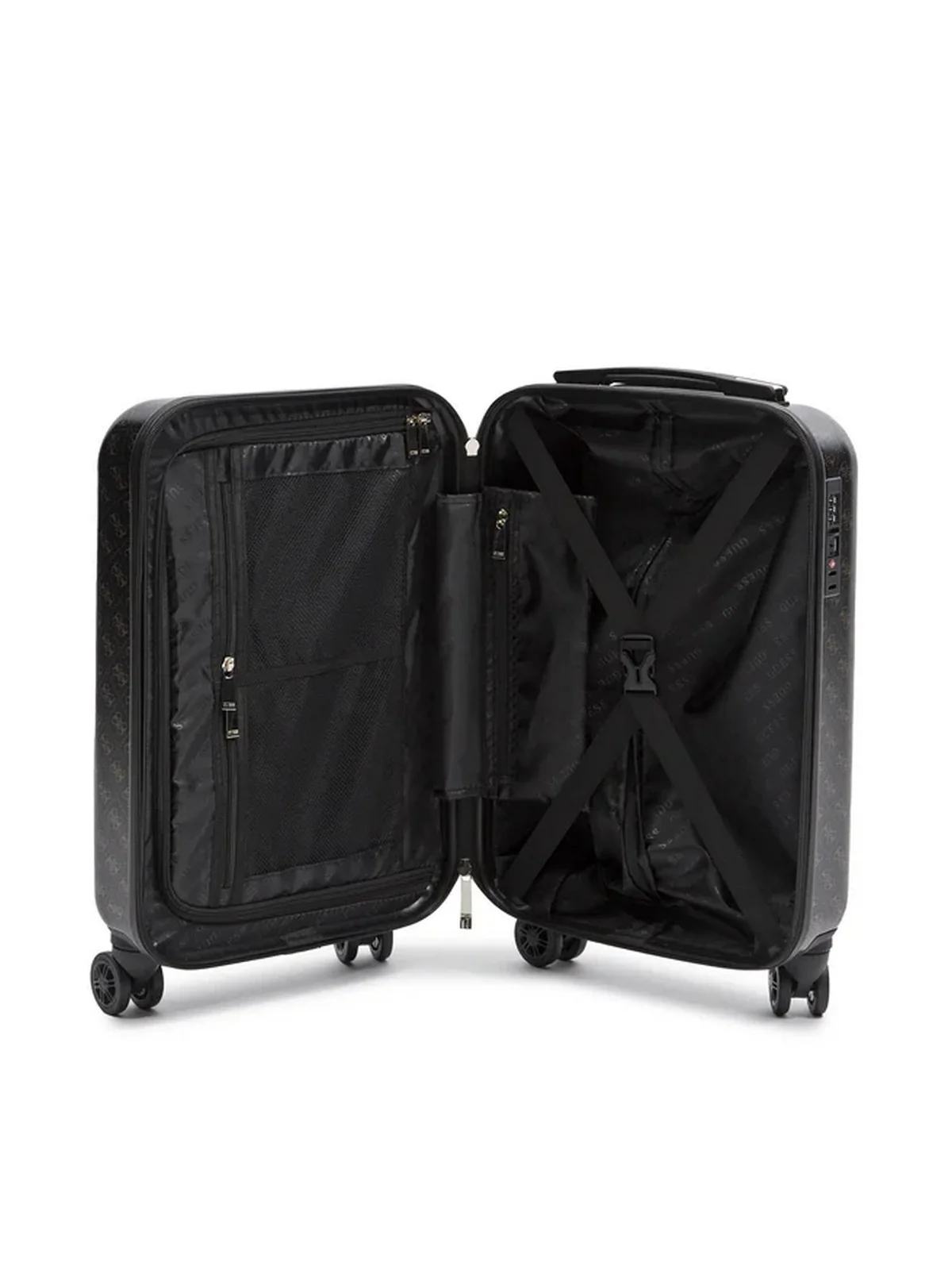GUESS Valigie e Trolley Donna Jesco 8-Wheel 22 In TWH838 99830 BRO Marrone - Image 5